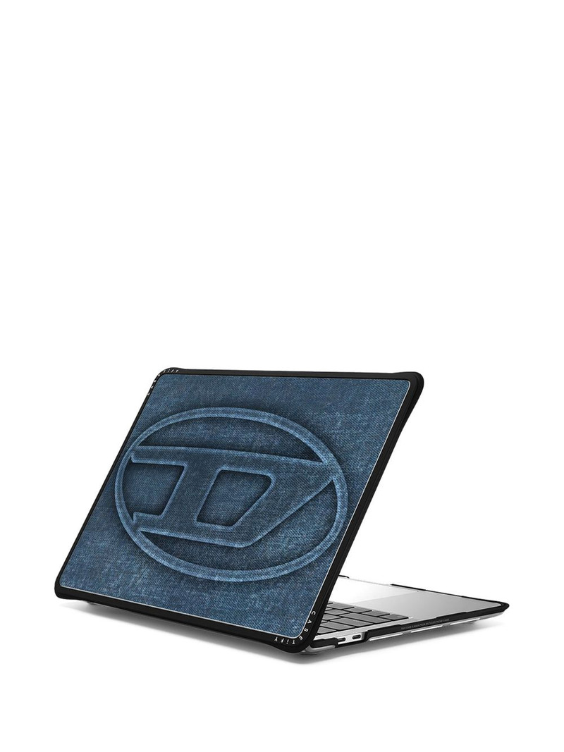Macbook 12 denim logo laptop sleeve 1