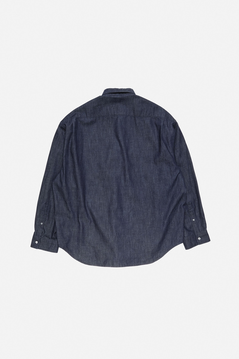 Denim button-up - Mid blue 7