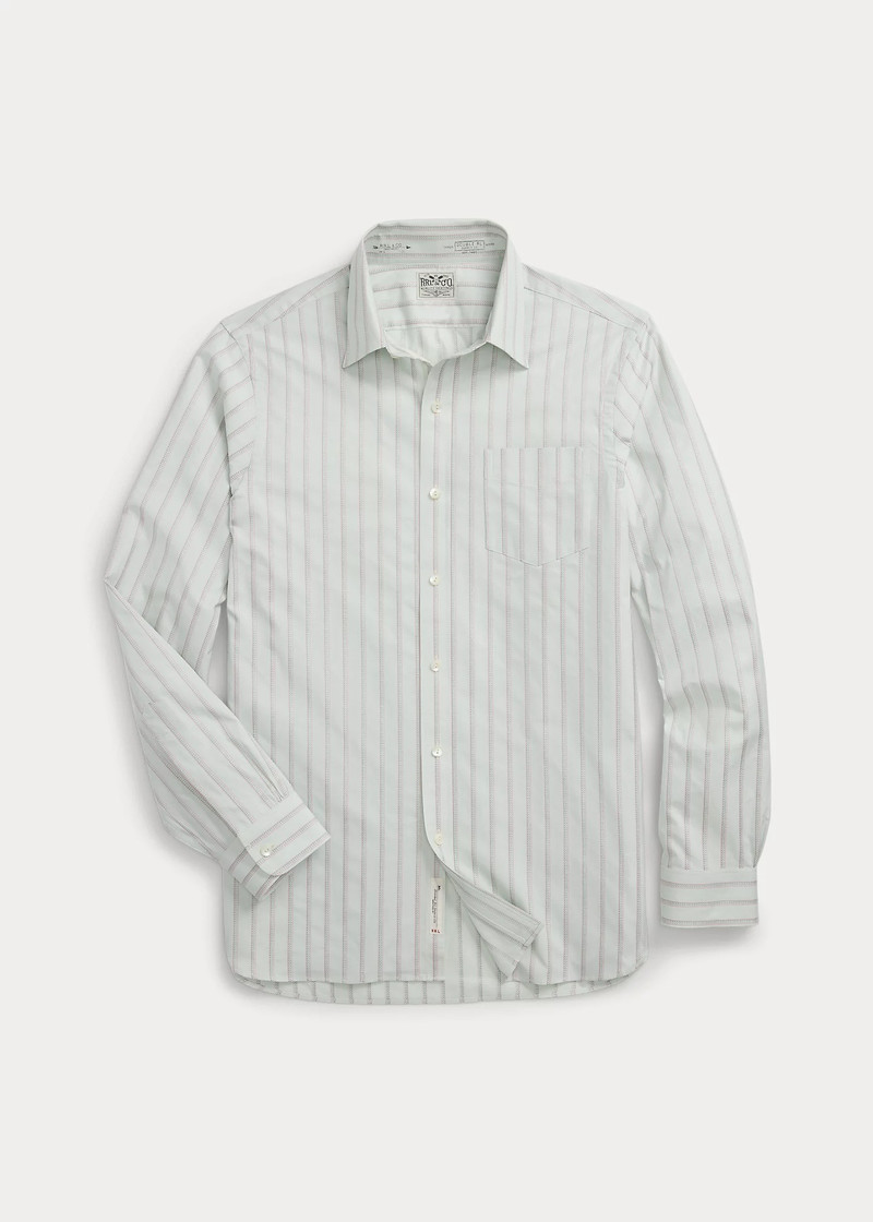 Slim Fit Striped Dobby Shirt 6