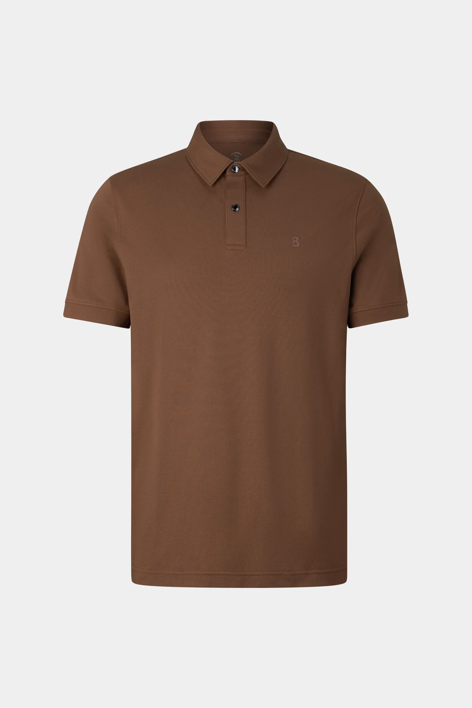 Timo piqué polo shirt in Brown - 1