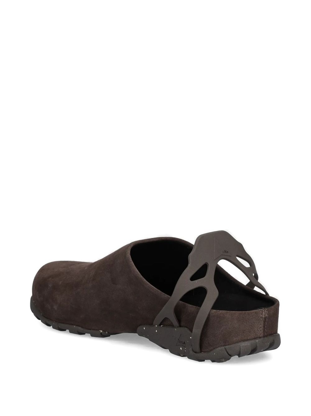 Fedaia suede back-strap mule - 2
