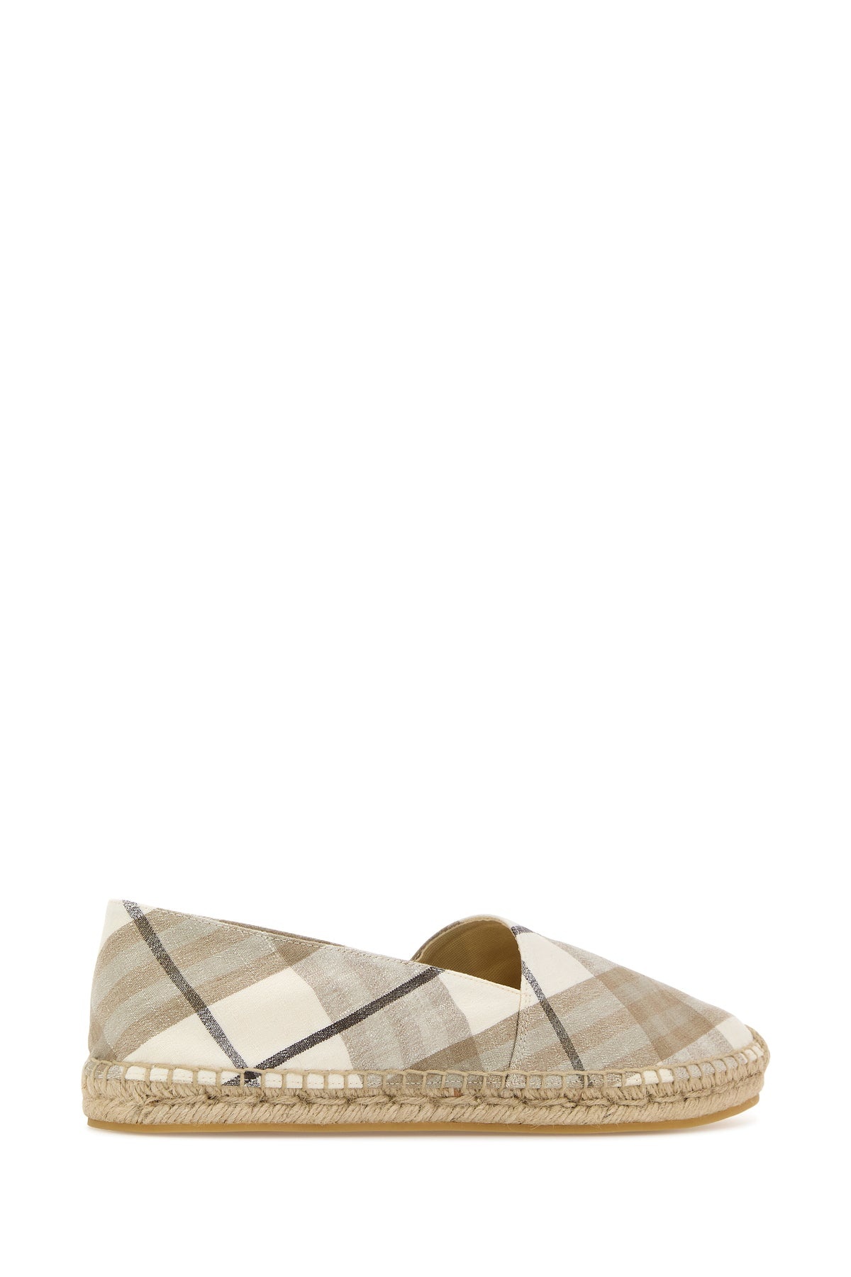 Embroidered canvas Mews Check espadrilles - 3