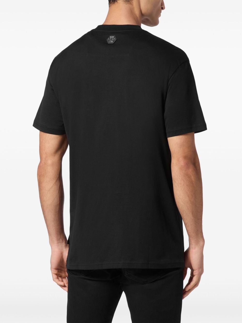 logo-patch crew-neck T-shirt - 4