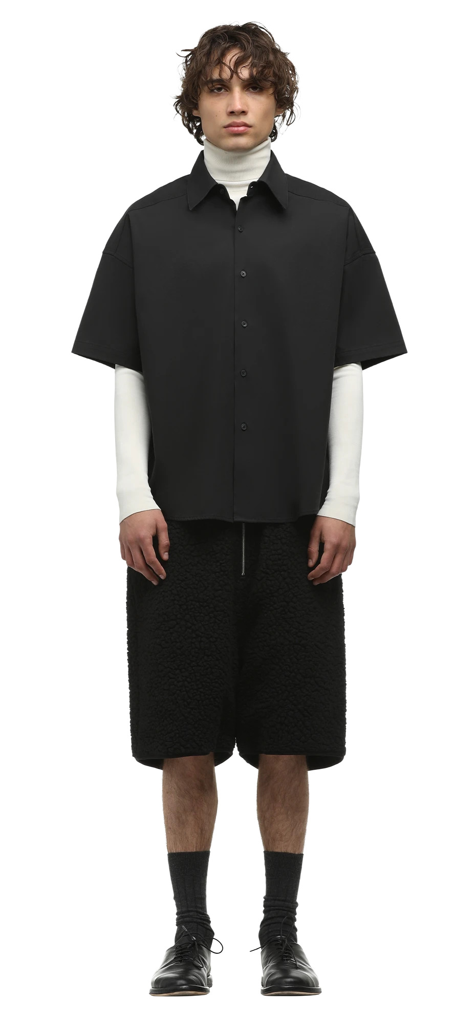 SHORT SLEEVE SHIRT BLACK - 4