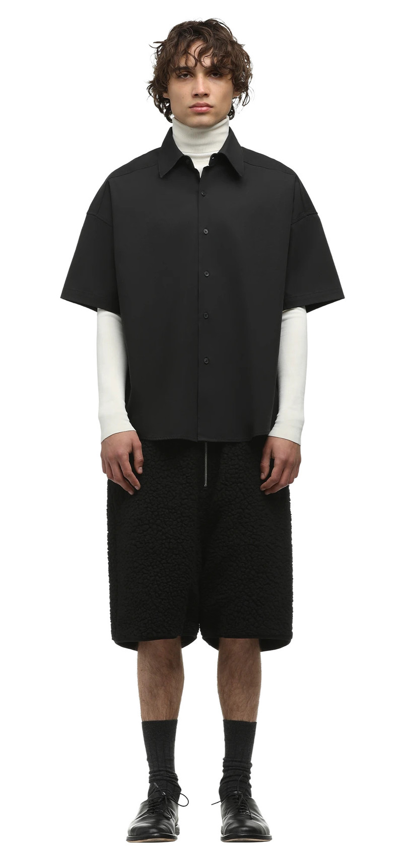 SHORT SLEEVE SHIRT BLACK 4