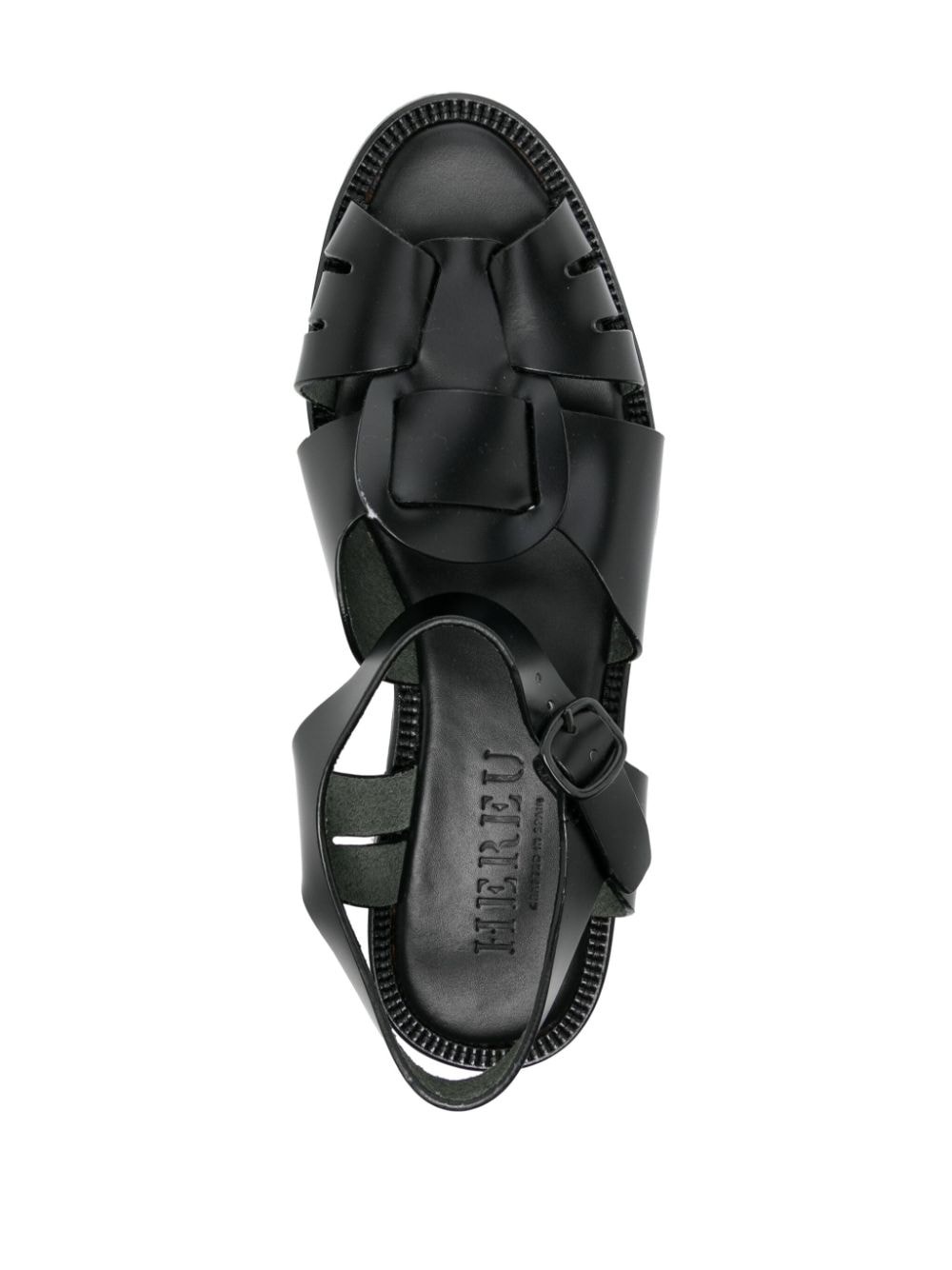 Ancora cut-out leather sandals - 4