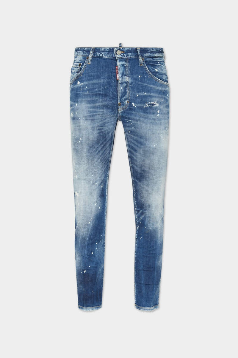 MEDIUM SPOTS WASH SKATER JEANS 1