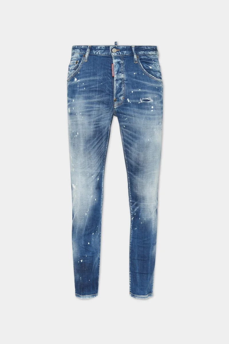 MEDIUM SPOTS WASH SKATER JEANS - 1