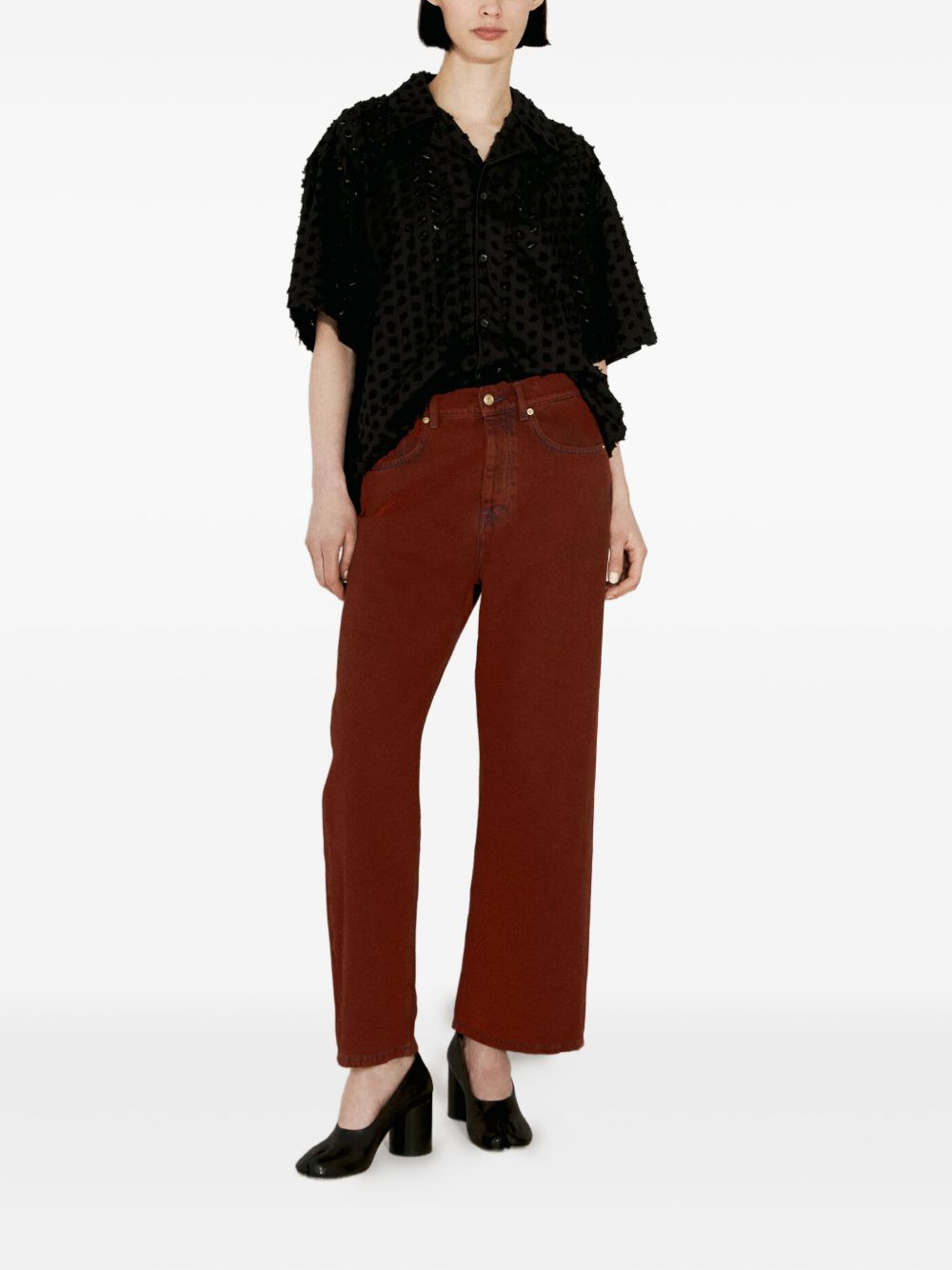 wide-leg jeans - 2