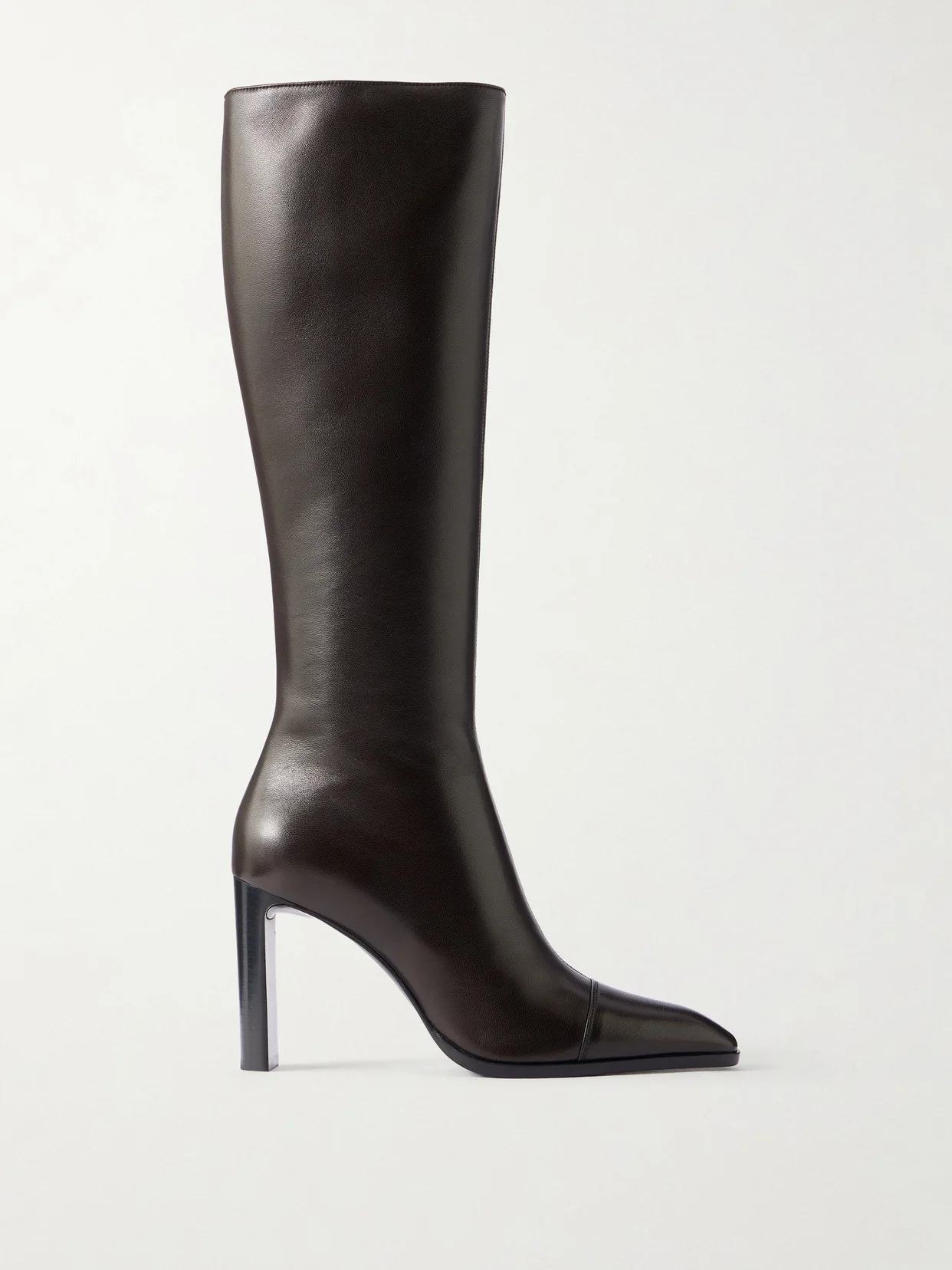 Venetia Leather Knee Boots - 1