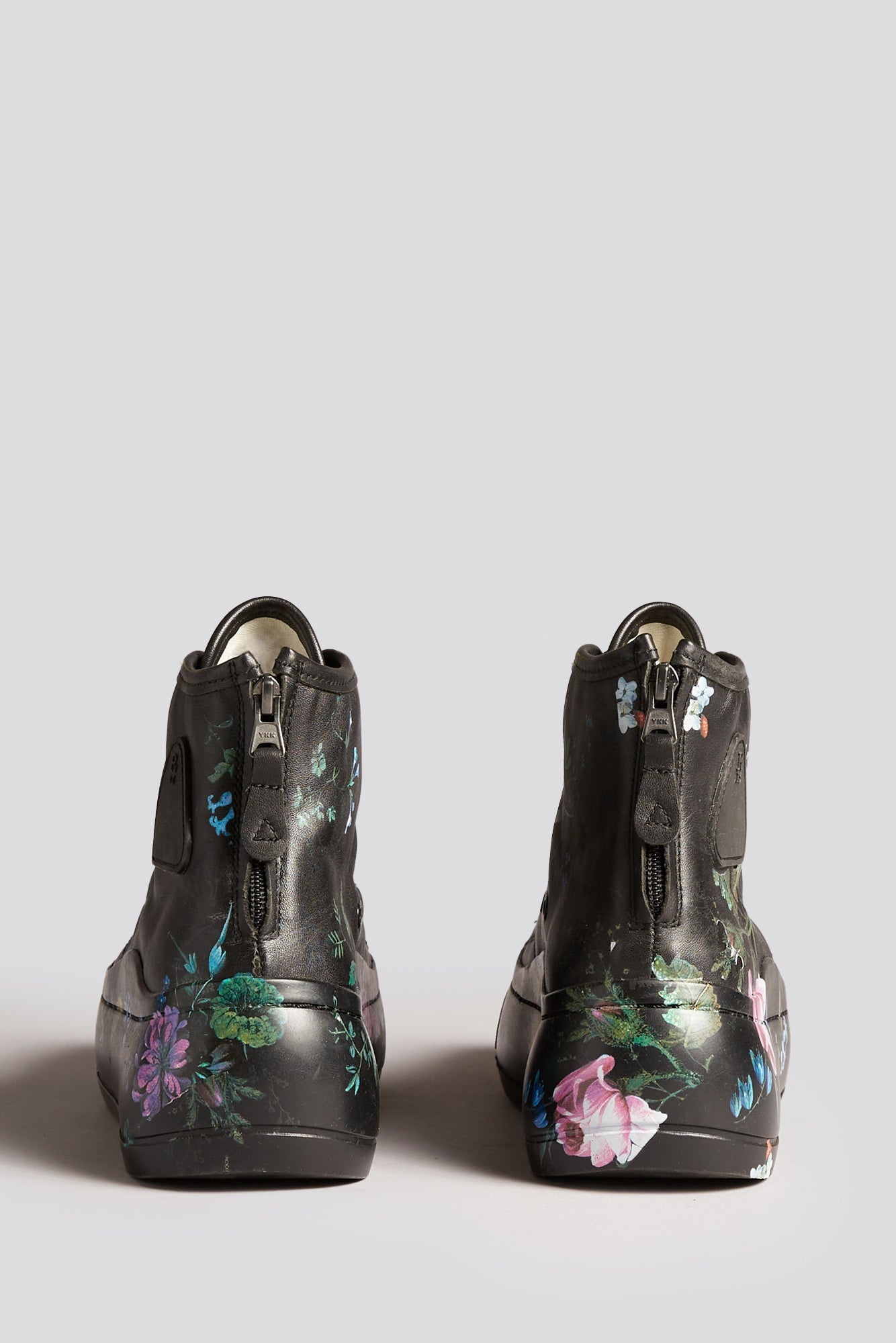 KURT HIGH TOP - BLACKOUT LEATHER FLORAL - 3