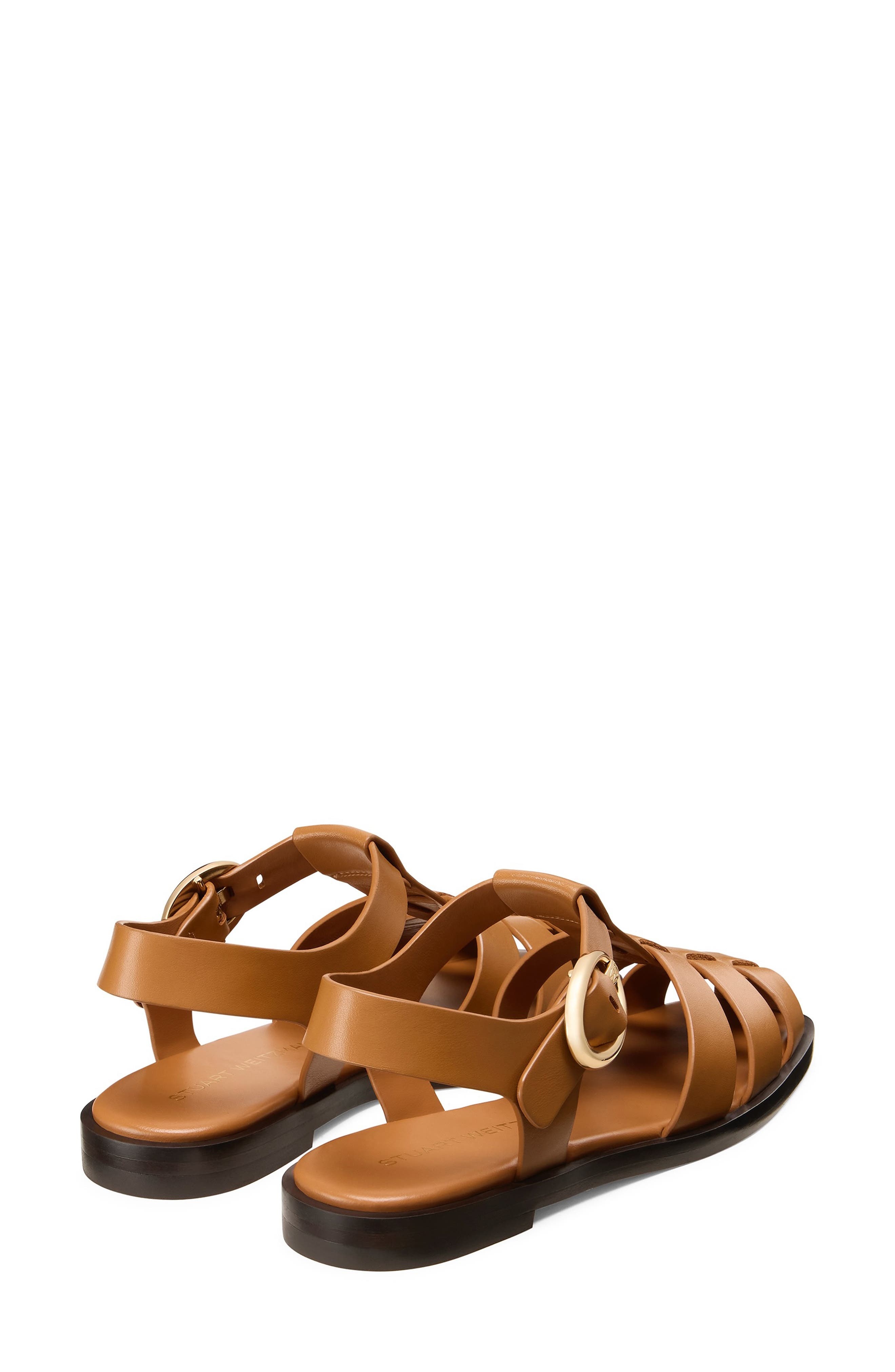 Stuart Weitzman Villa Fisherman Sandal in Macchiato at Nordstrom - 2
