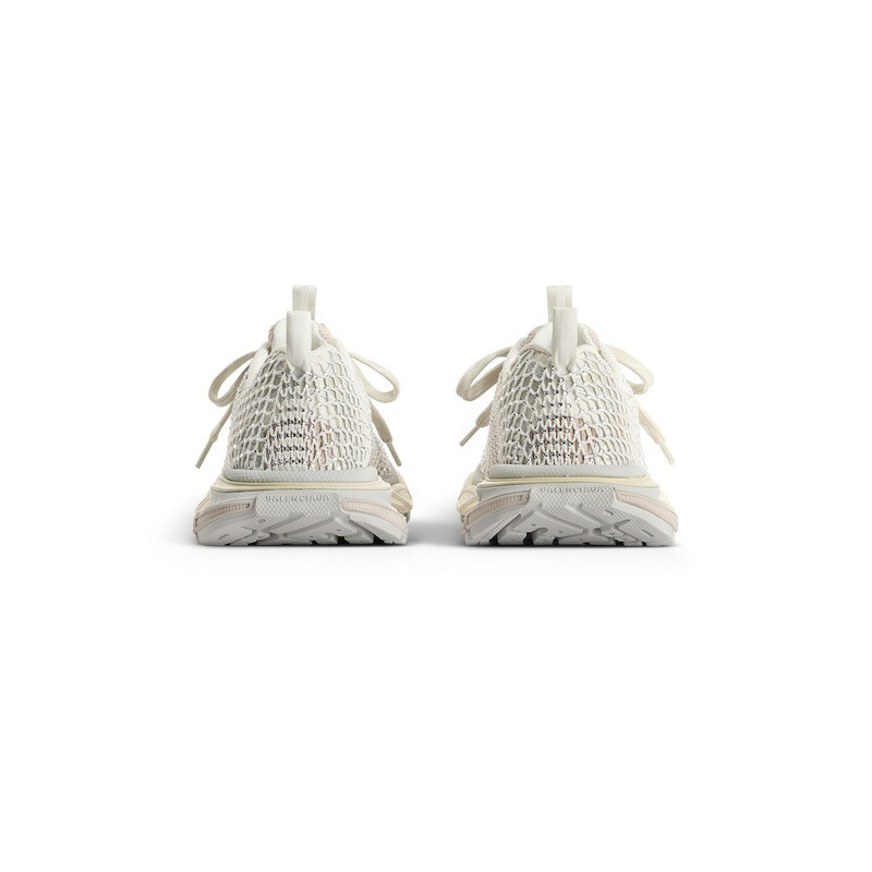 BALENCIAGA Women's 3xl Fishnet Sneaker  in Eggshell outlook