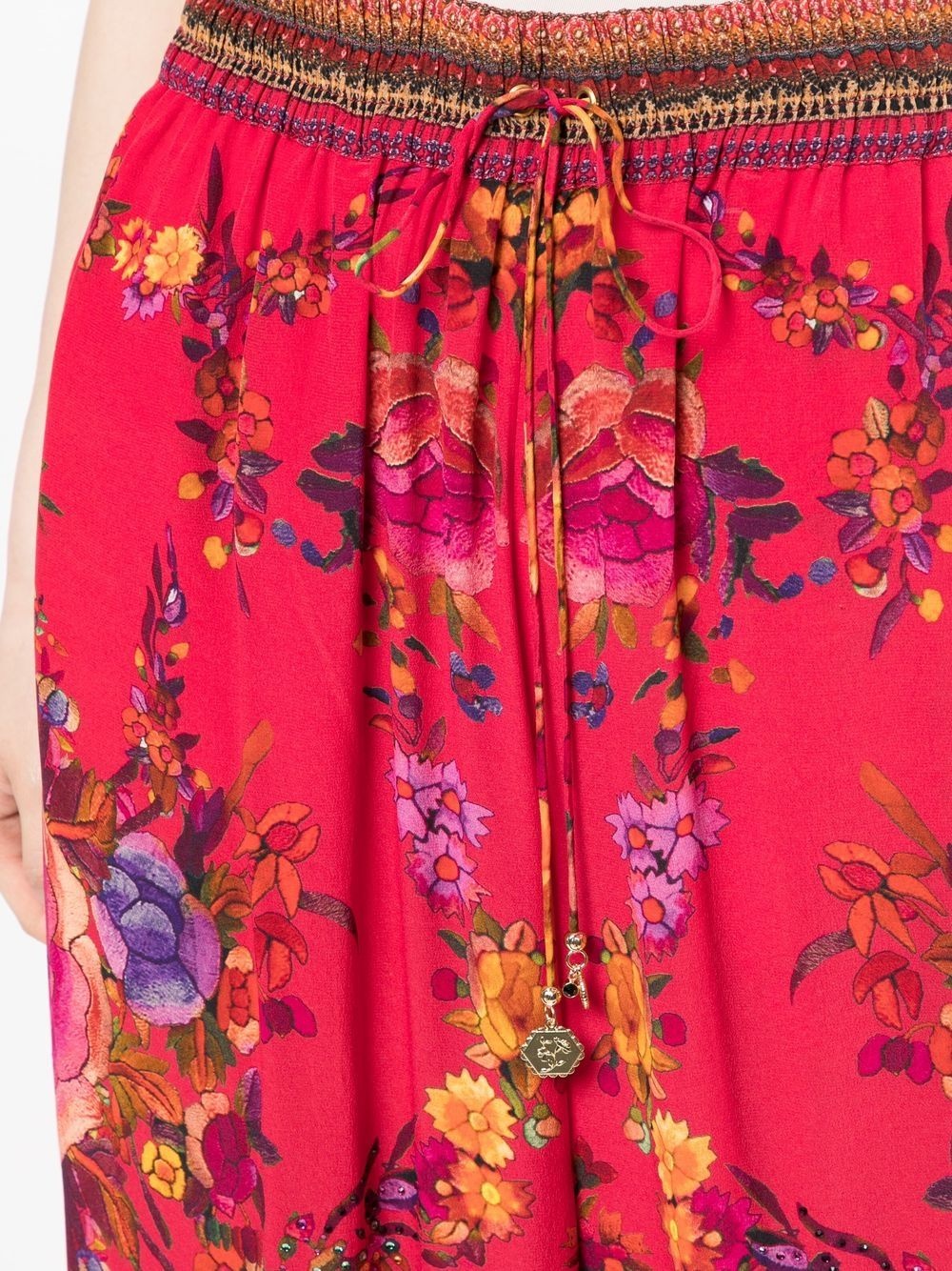 View From The Veil floral-print silk pants - 5