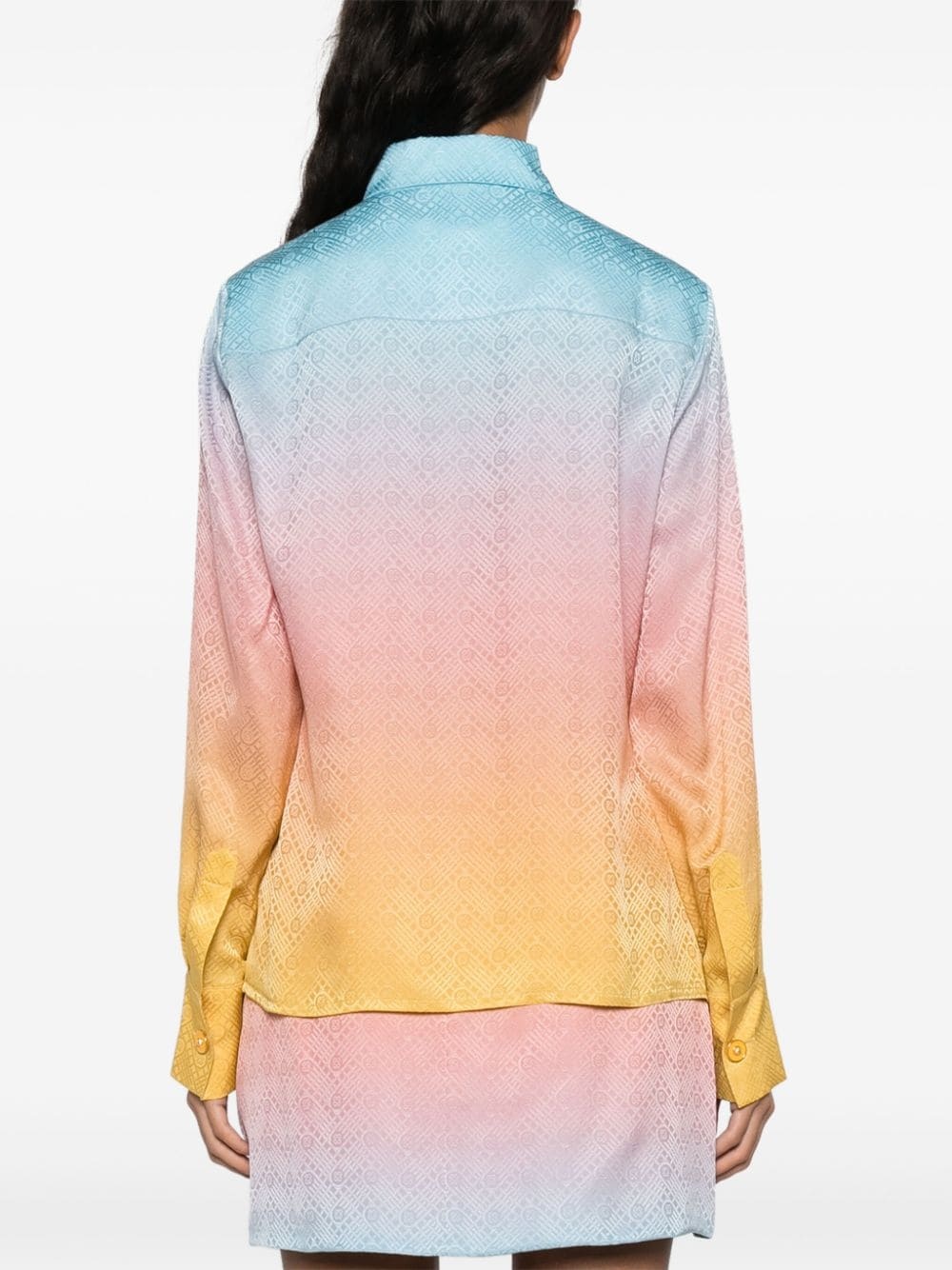 Pastel Gradient silk shirt - 4