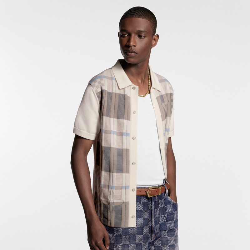 Graphic Jacquard Short-Sleeved Shirt 2