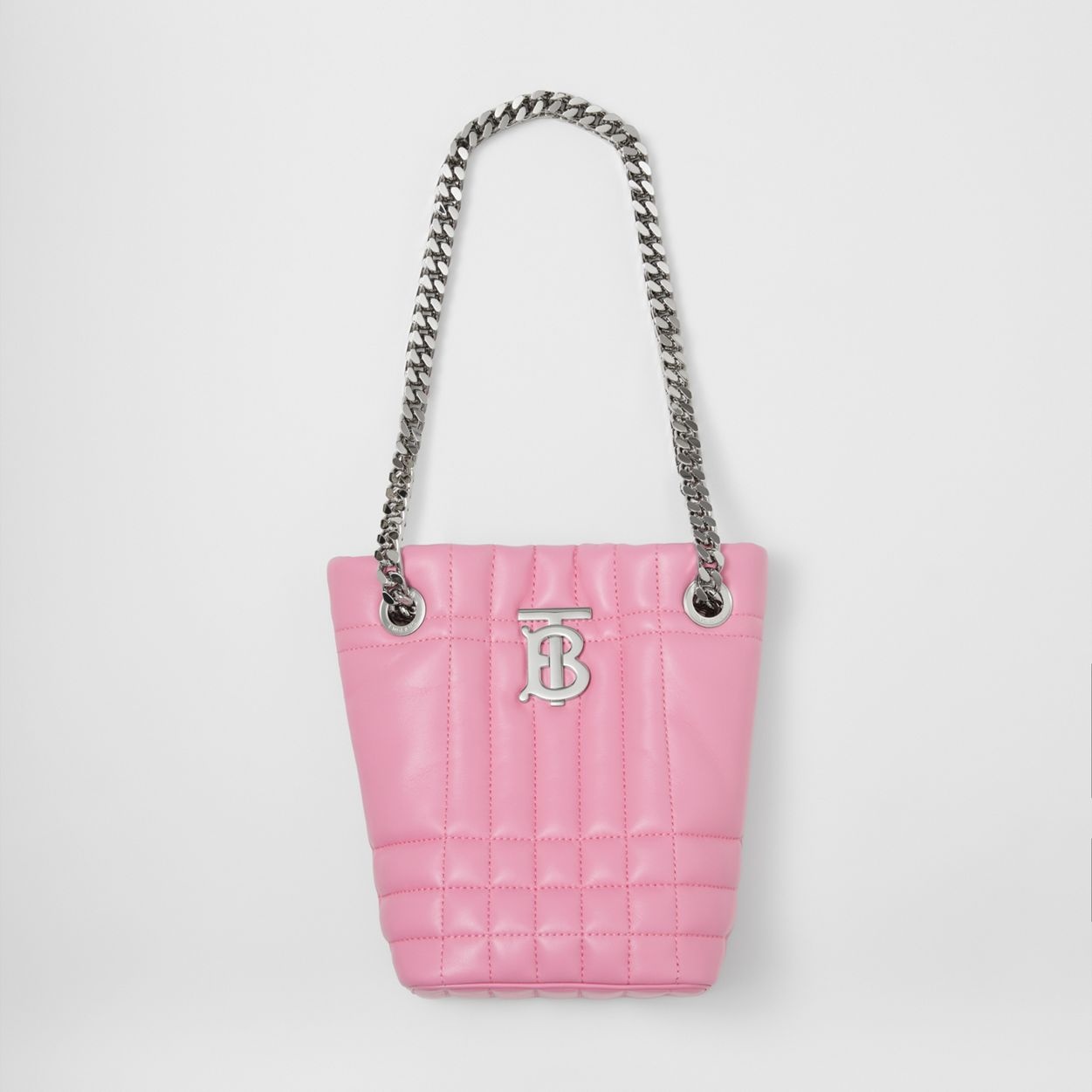 Quilted Leather Mini Lola Bucket Bag - 4