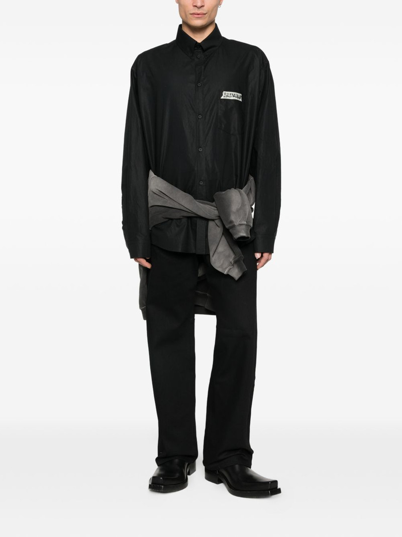 BALENCIAGA buttoned straight-leg jeans outlook