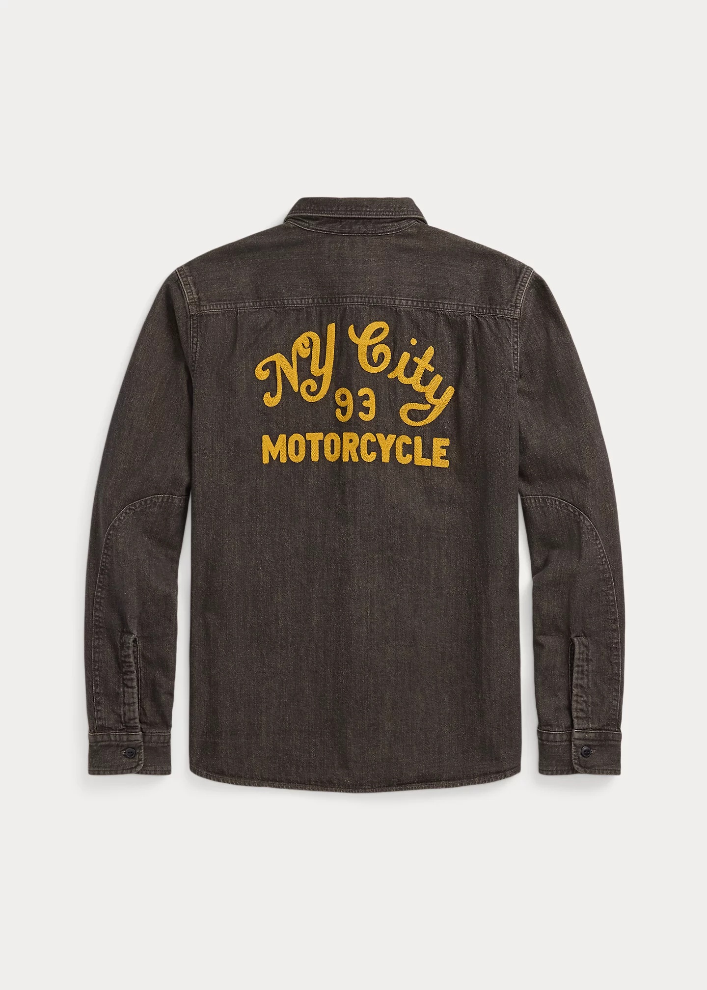Embroidered Denim Workshirt - 2