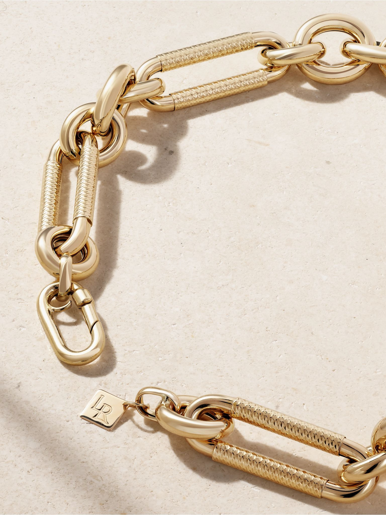 Large 14-karat gold necklace Gold - 3