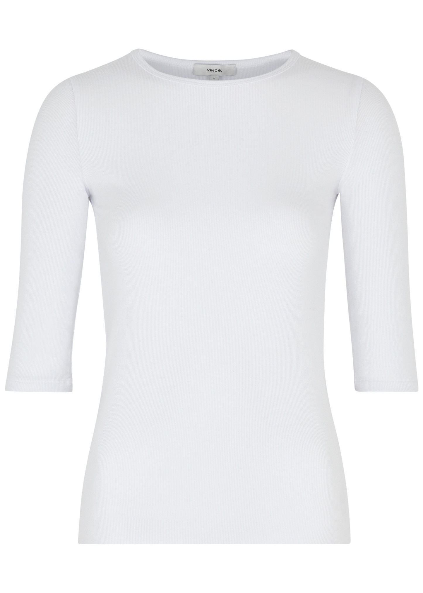 Ribbed stretch-jersey top - 1