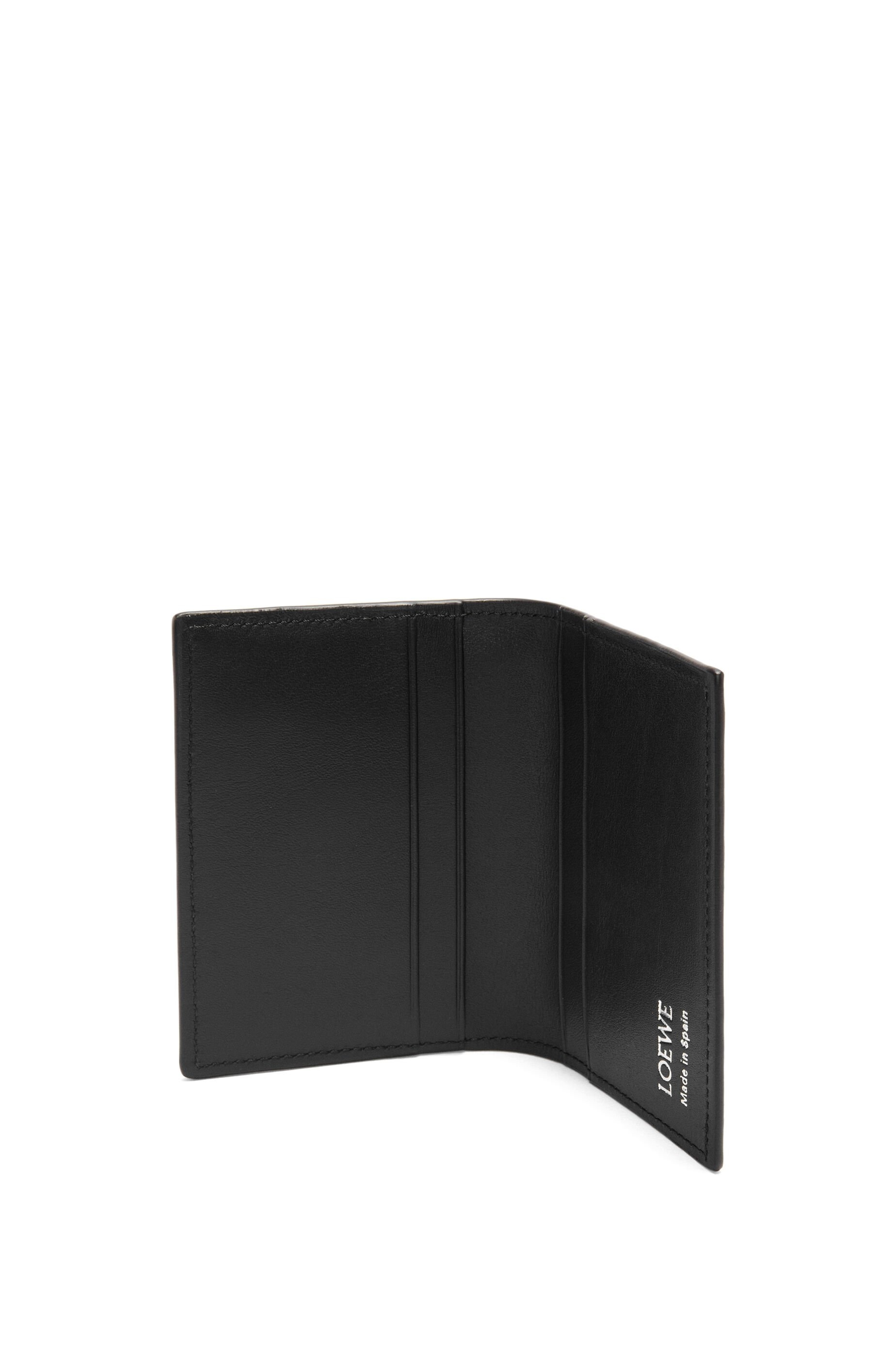 Slim bifold cardholder in shiny nappa calfskin - 3