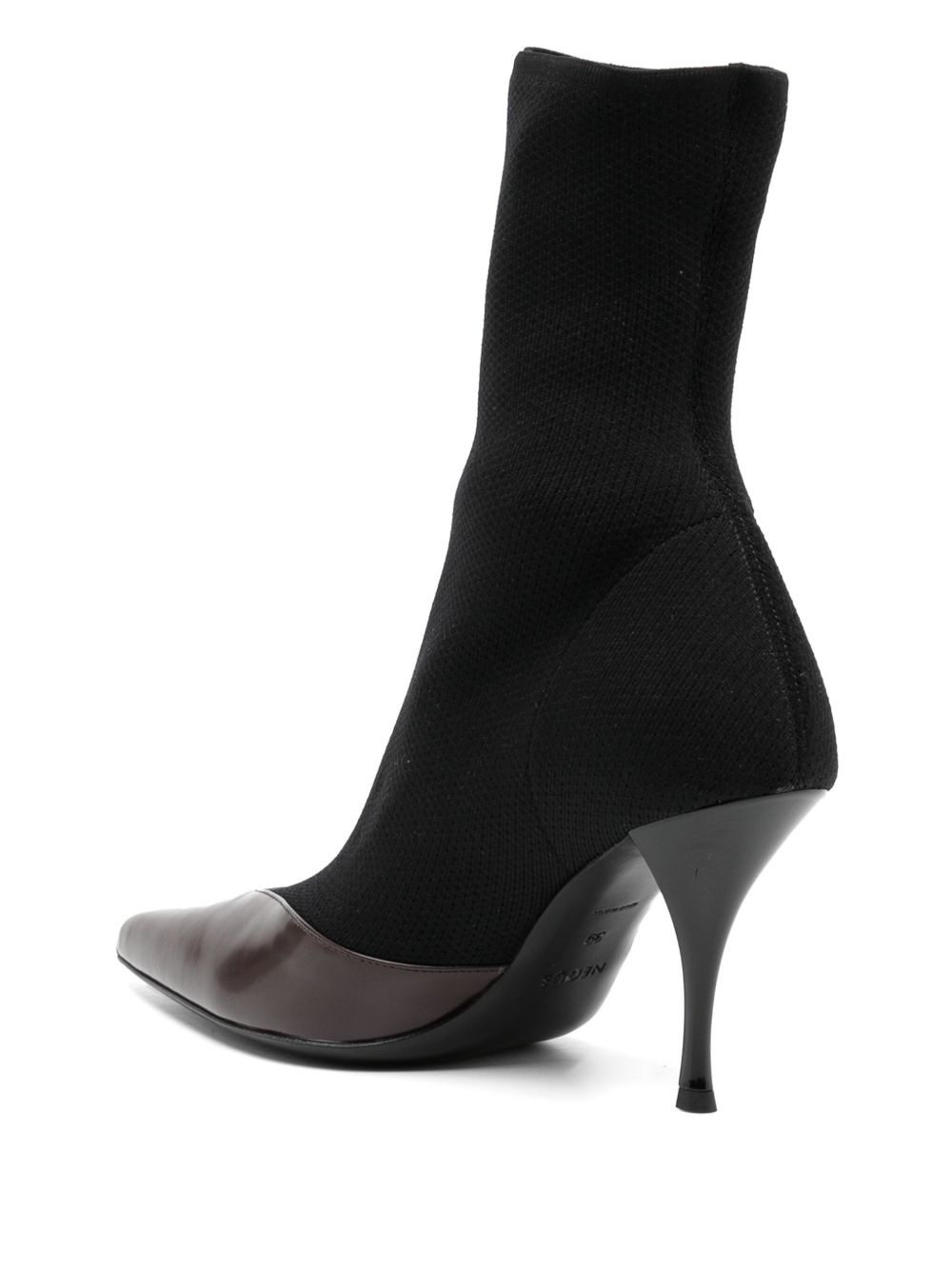 90mm pointed toe boots - 3