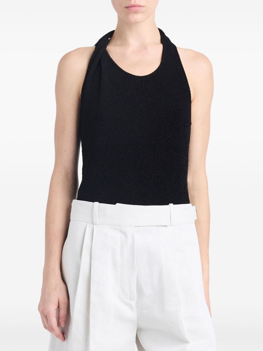 knitted halterneck top - 5