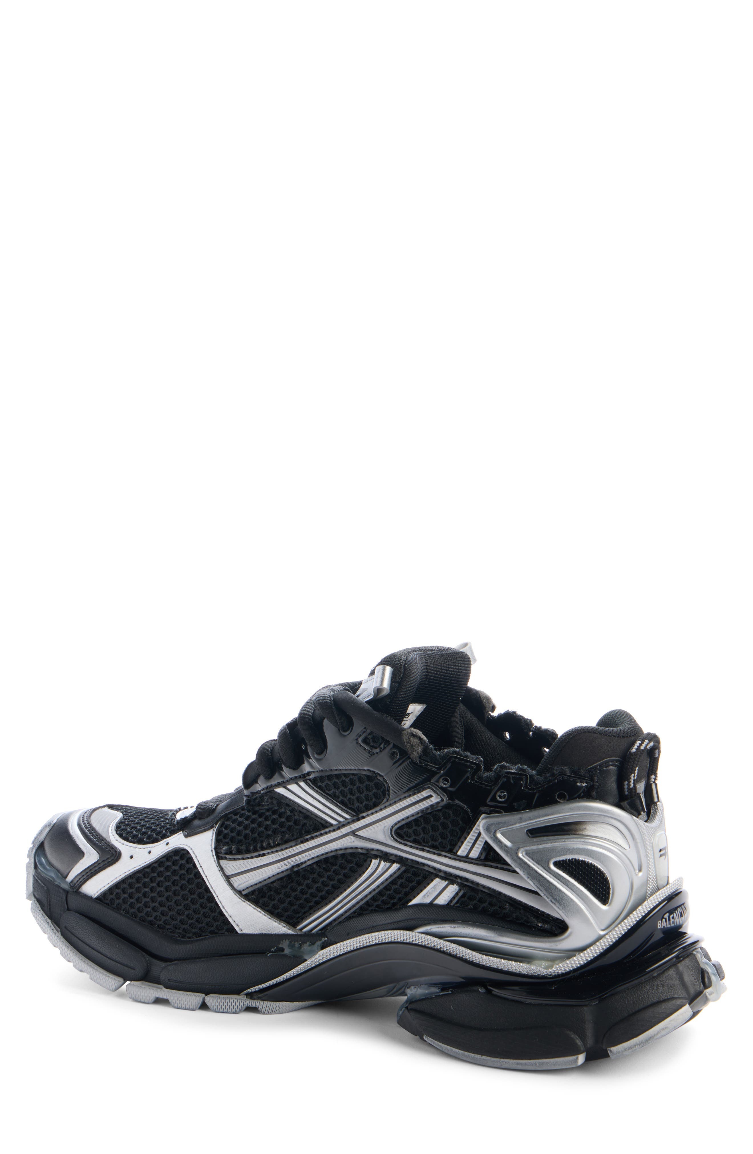Balenciaga Runner Sneaker in Black /Silver at Nordstrom - 2