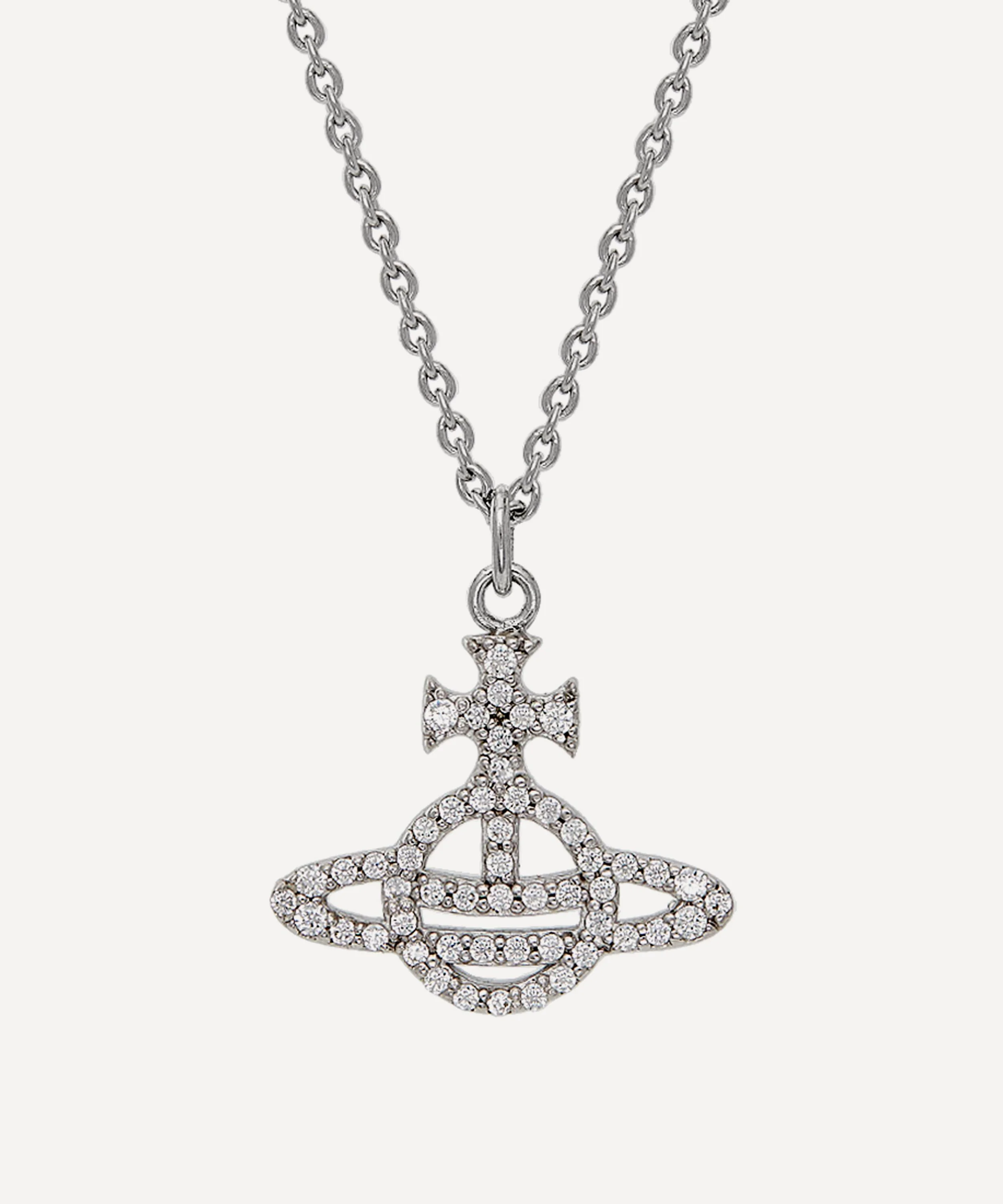 Platinum-Tone Calliope Pendant Necklace - 1