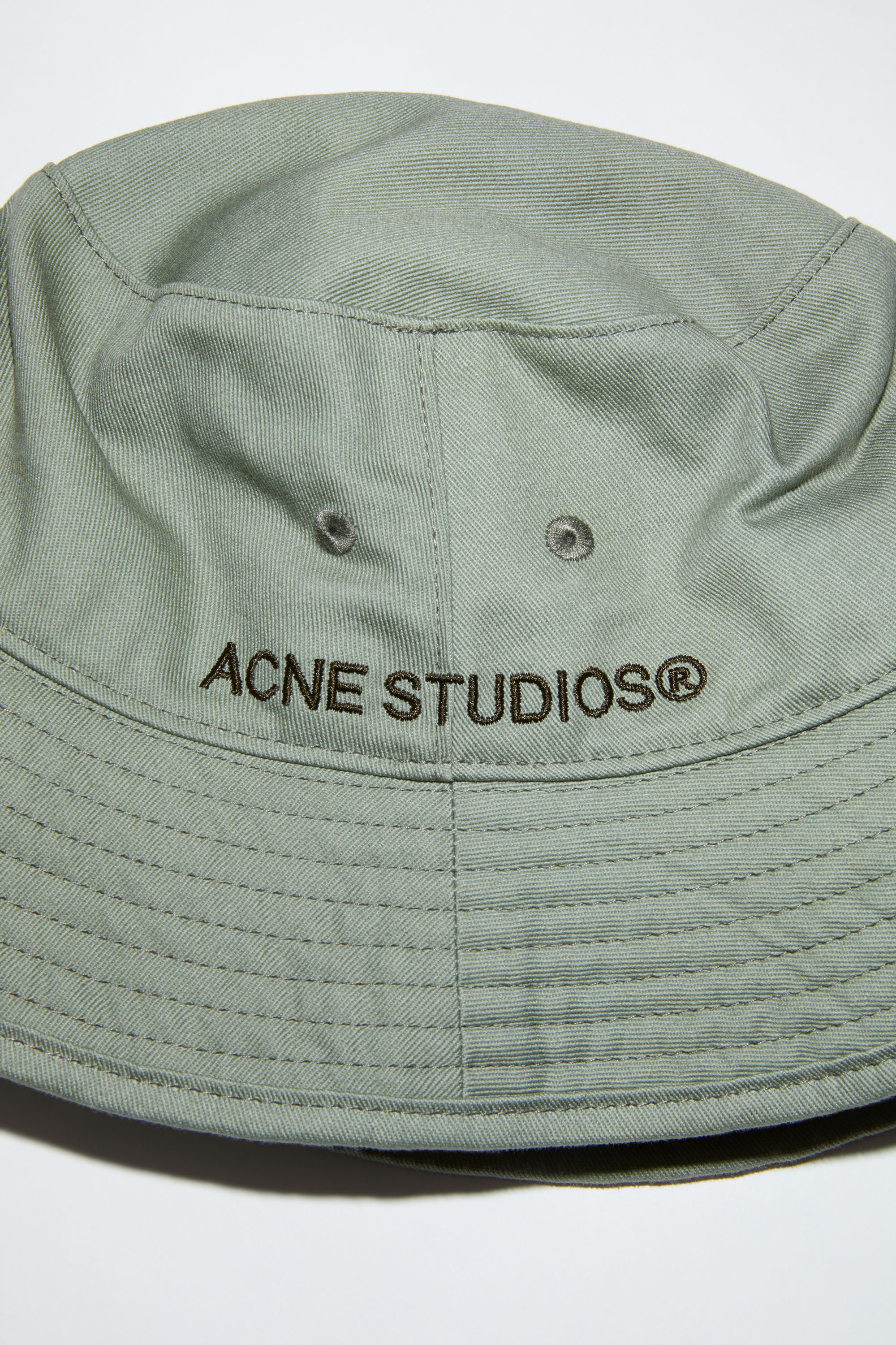 Twill bucket hat - Sage green - 5