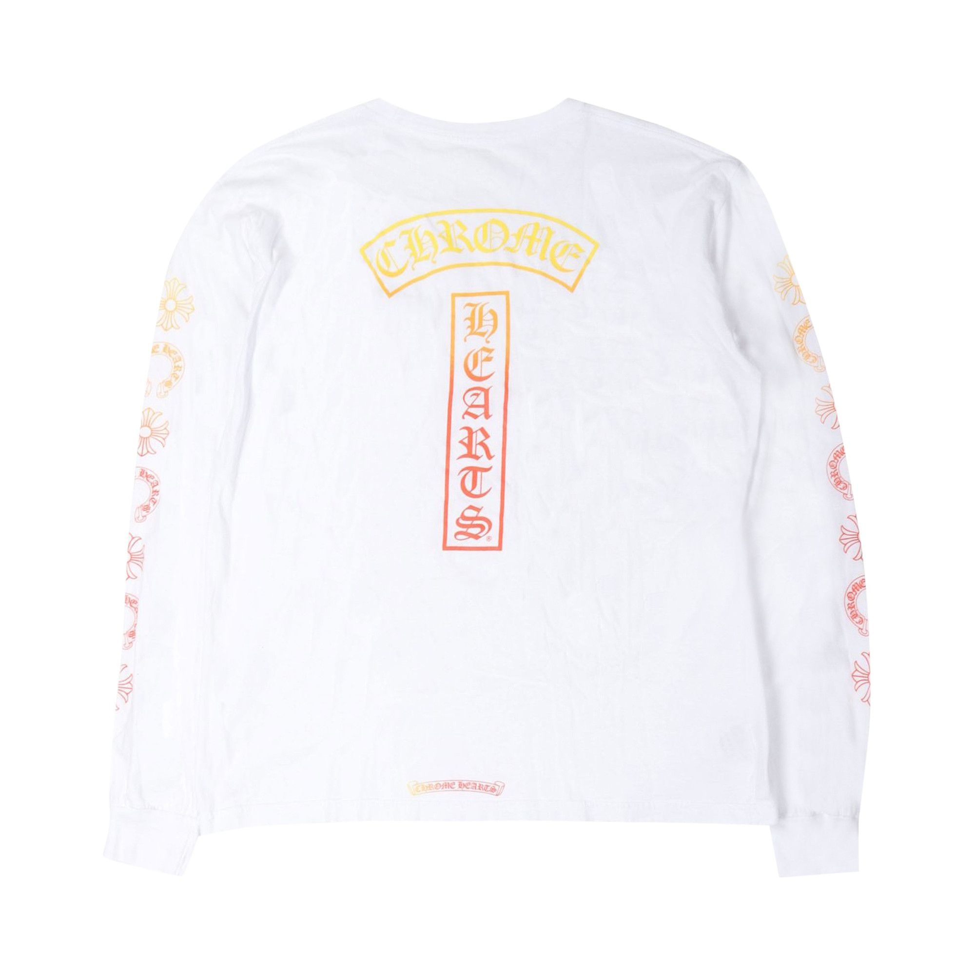 Chrome Hearts Gradient T-Bar Motif Pocket Long-Sleeve 'White' - 2