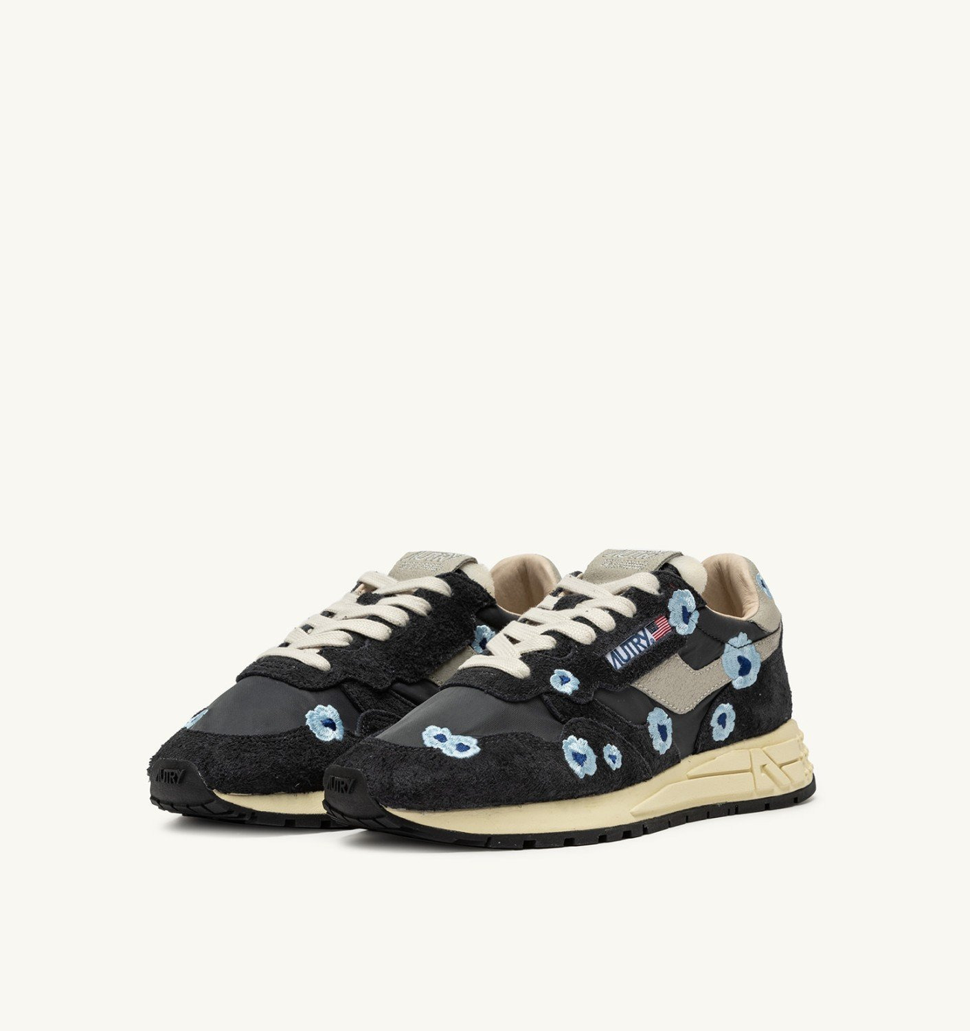 REELWIND LOW SNEAKERS IN PHAN AND CELESTIAL BLUE EMBROIDERY - 2