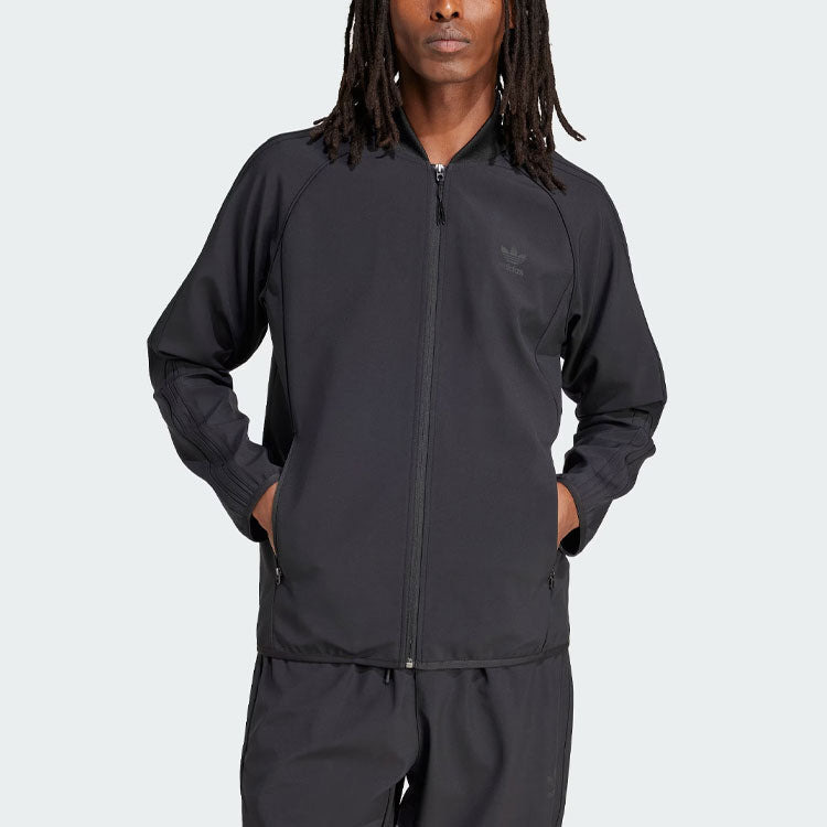 adidas Originals SST Bonded Track Top Asia Sizing 'Black' IM9883 - 2