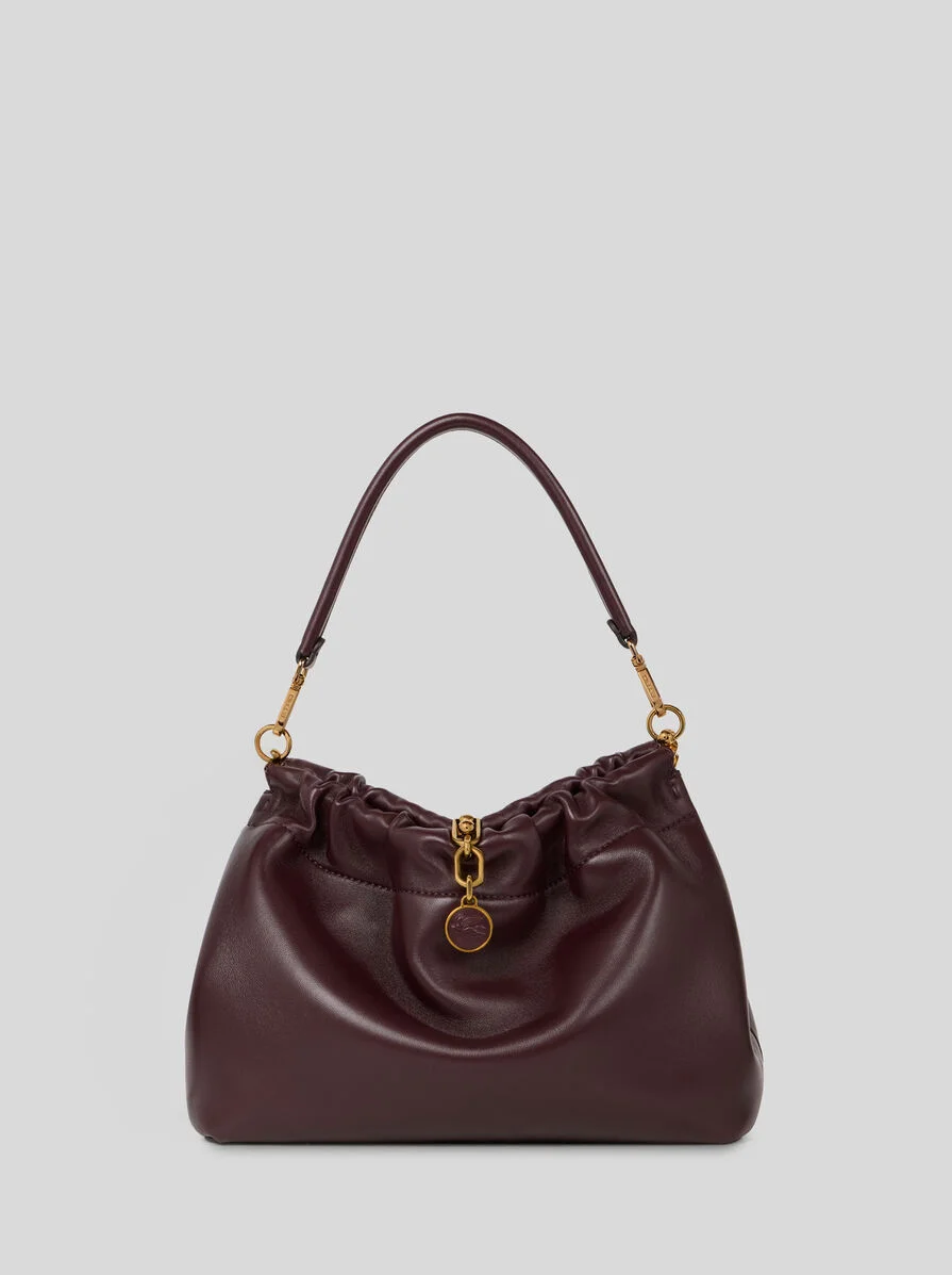 MEDIUM VELA BLOSSOM BAG IN NAPPA LEATHER - 1