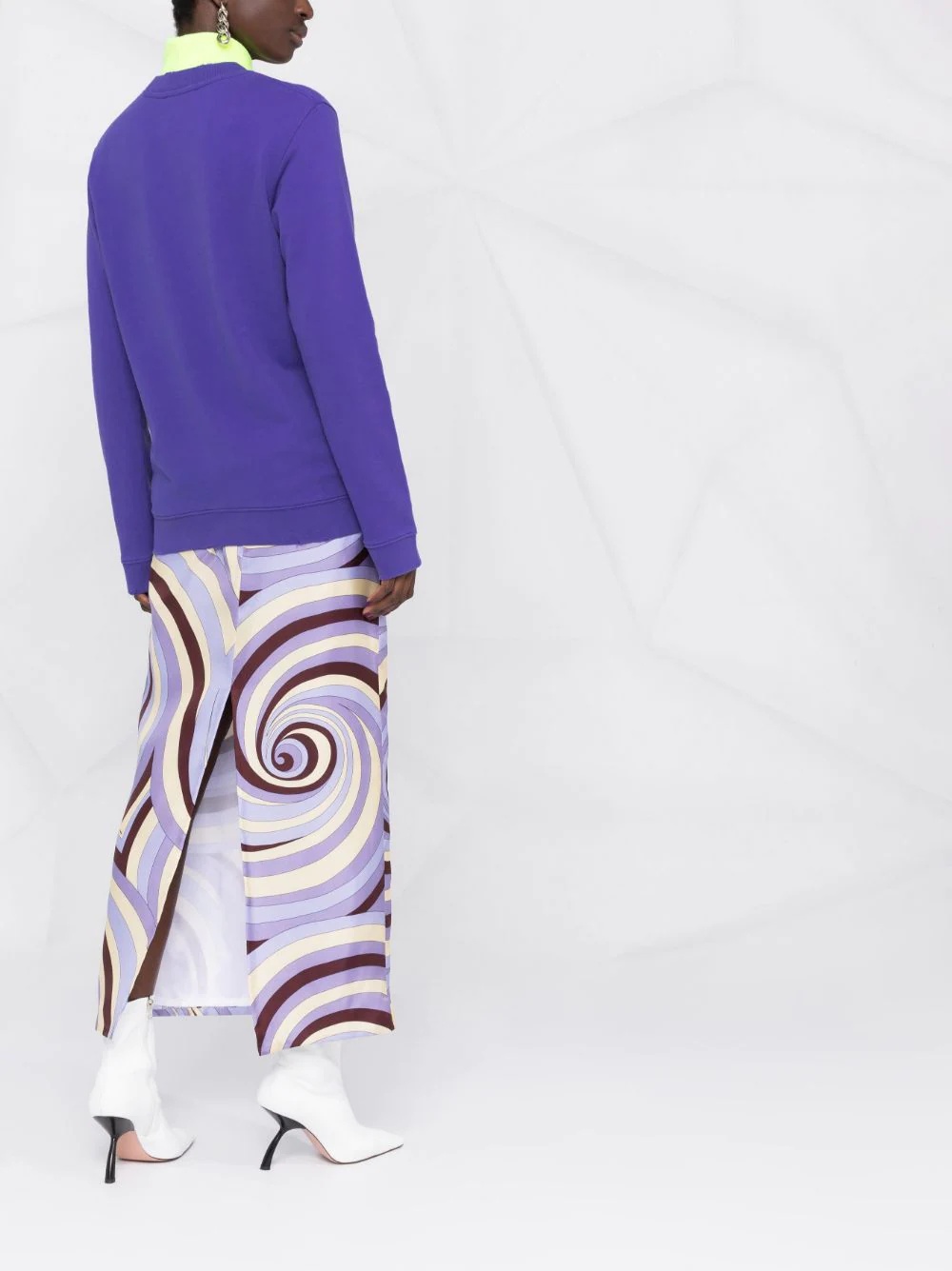 photograph print sweatshirt - 6