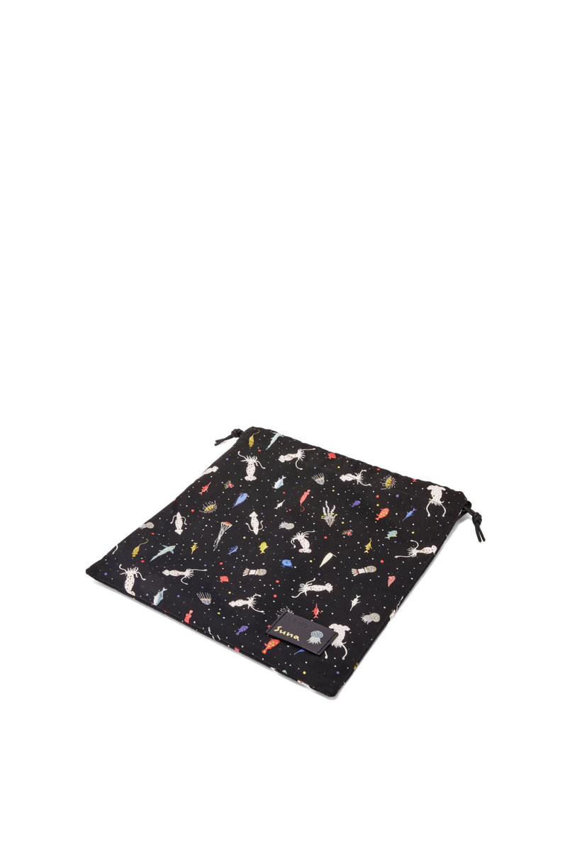 Deep Sea small drawstring pouch in canvas 3