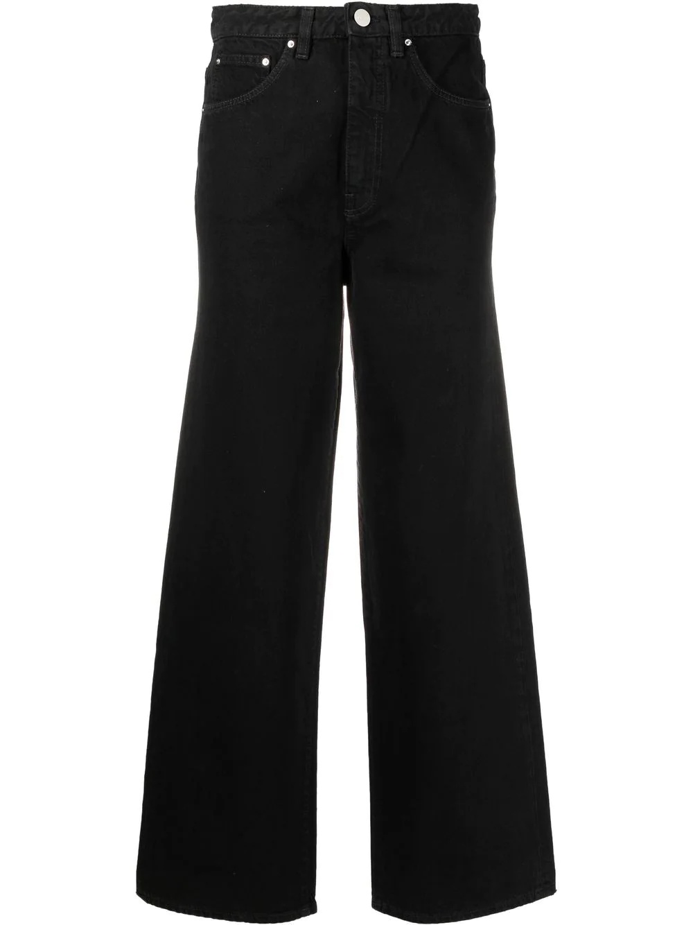 high-waisted flared jeans - 1