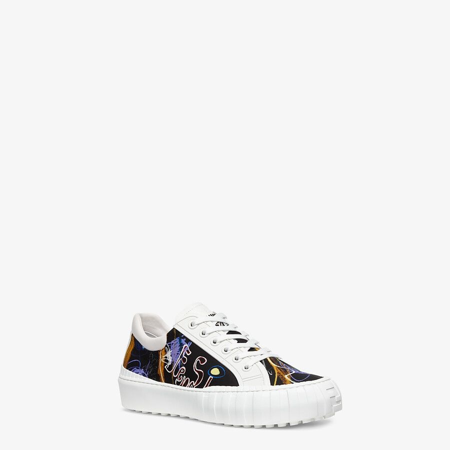 Multicolor nylon low-tops - 2