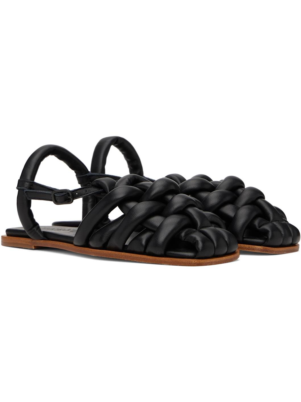 Black Cabersa Sandals - 4