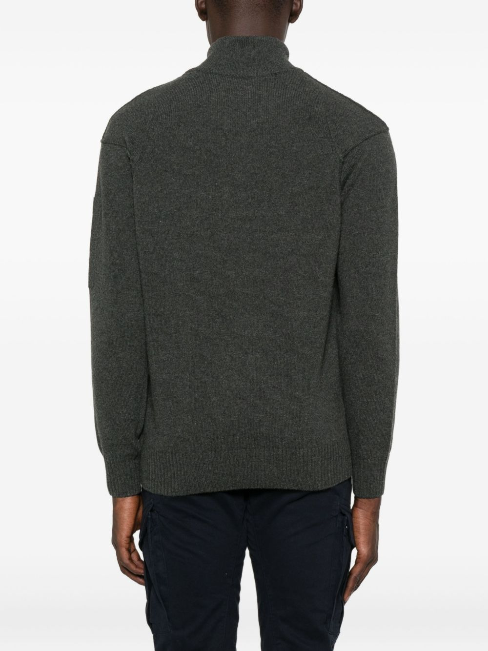 half-zip wool sweater - 4