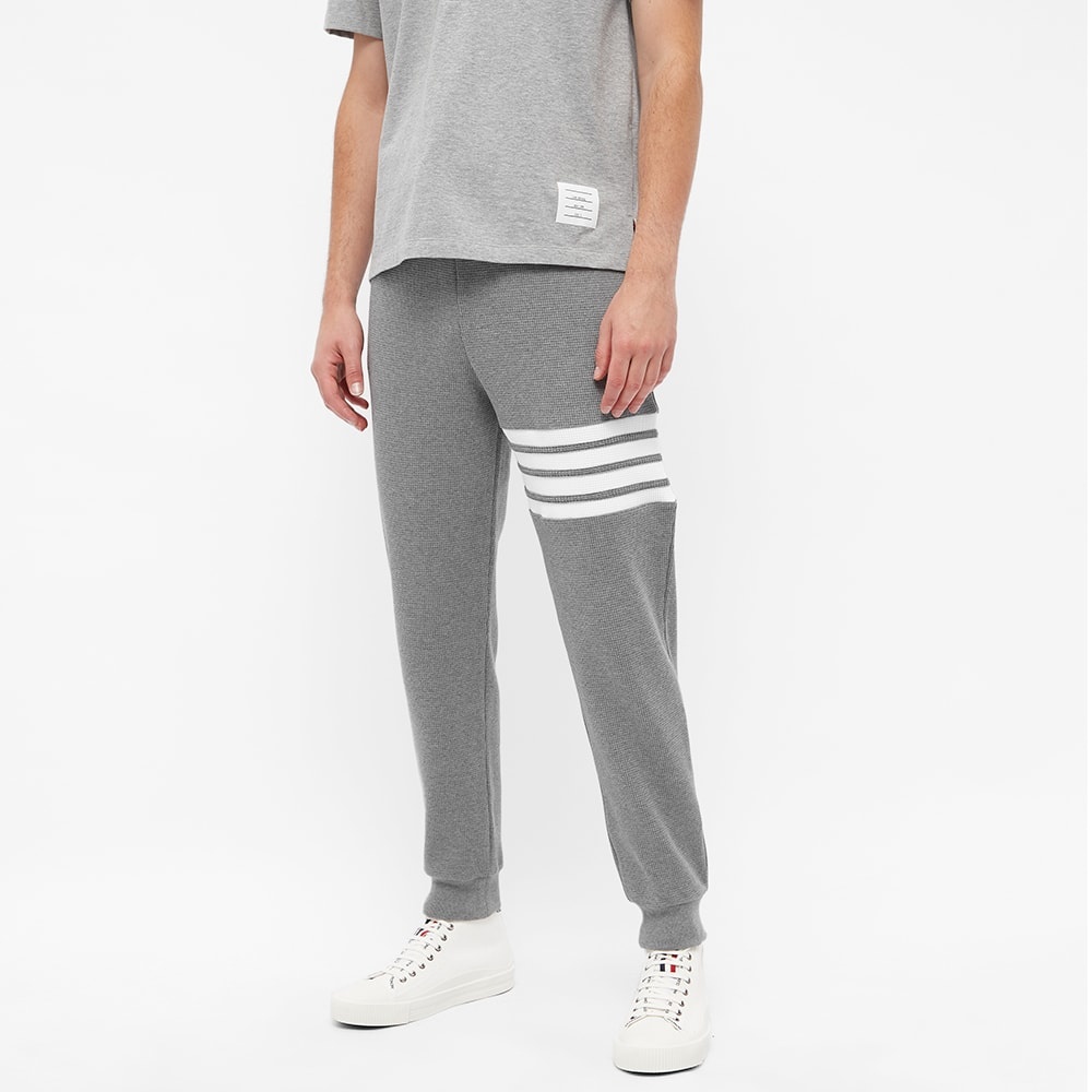 Thom Browne 4 Bar Waffle Sweat Pant - 4