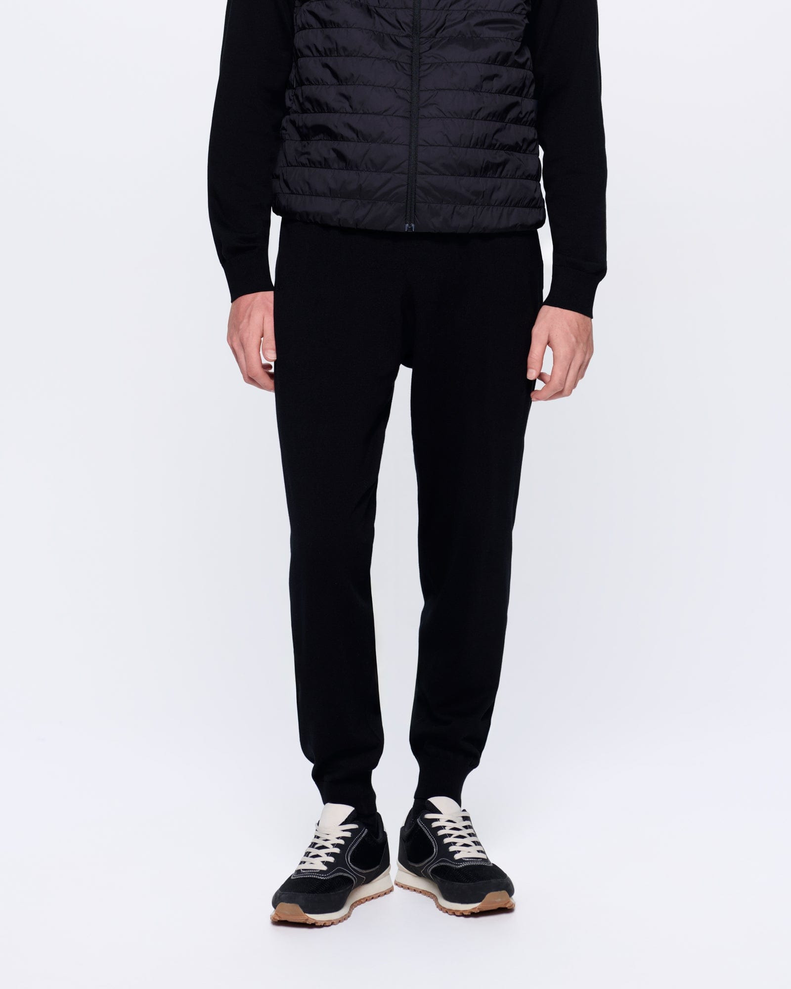 Mens DNA Knitted Track Pants - Black - 3
