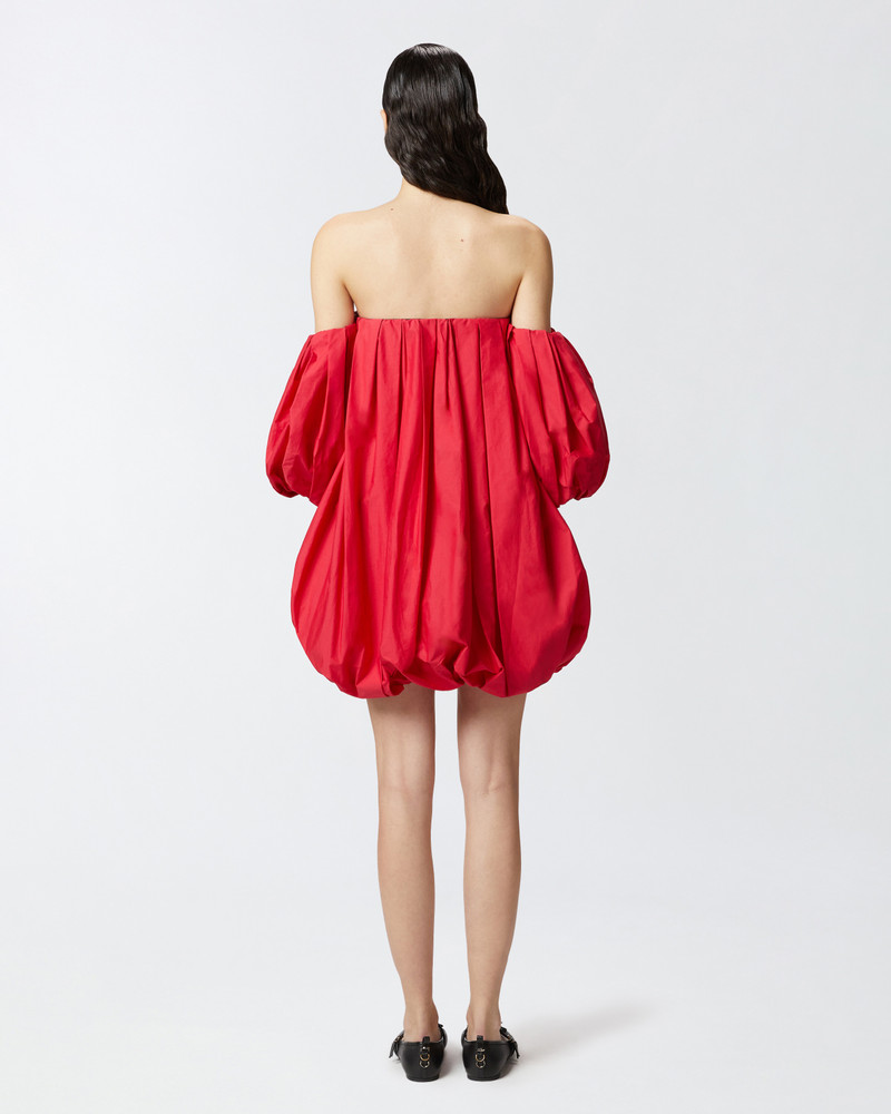 POPLIN BALLOON MINI DRESS 4