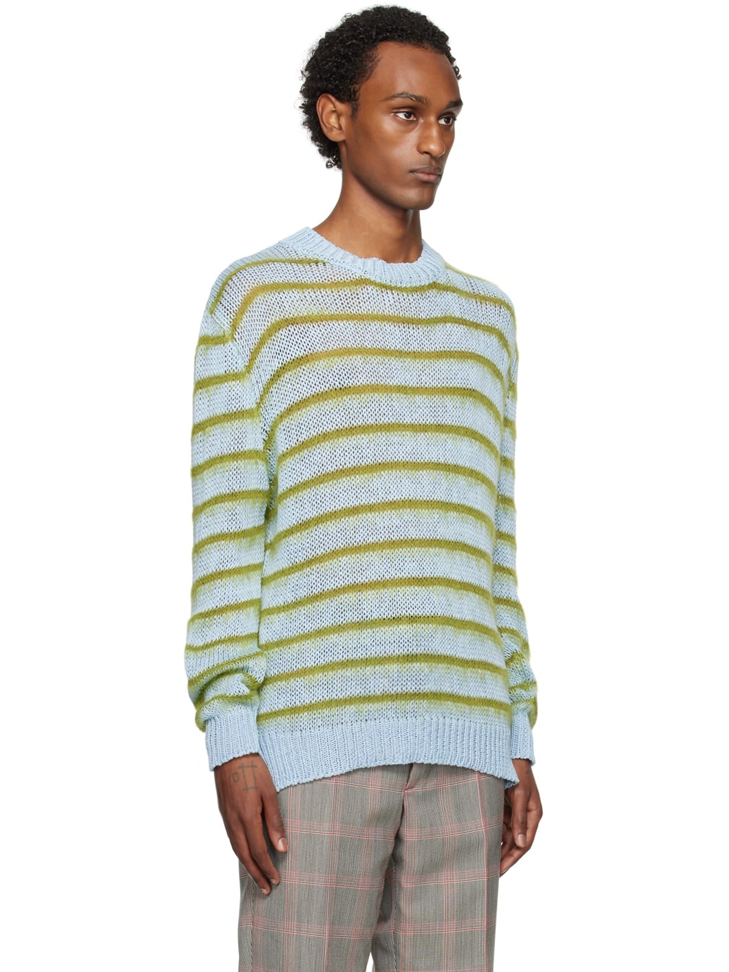 Blue Stripe Sweater - 2