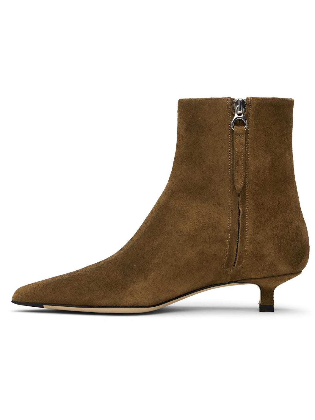 Tan Sofie Suede Ankle Boots - 3