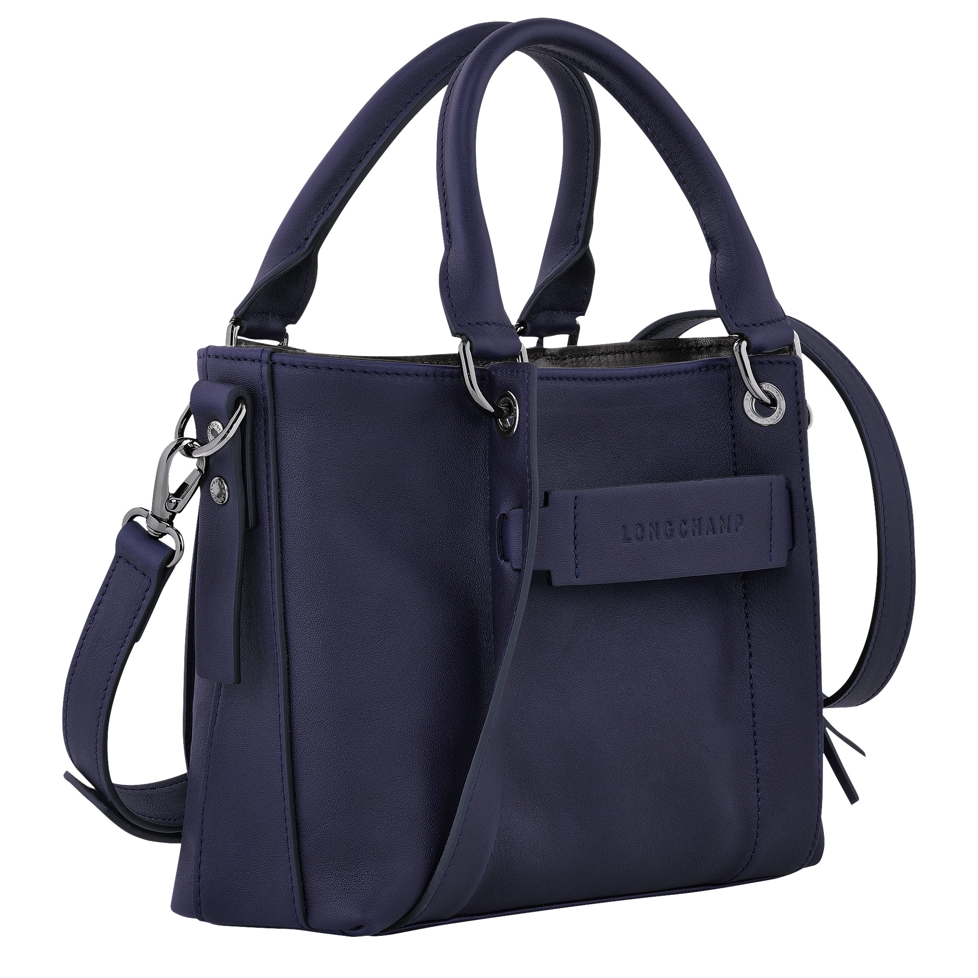 Longchamp 3D S Handbag Bilberry - Leather - 3