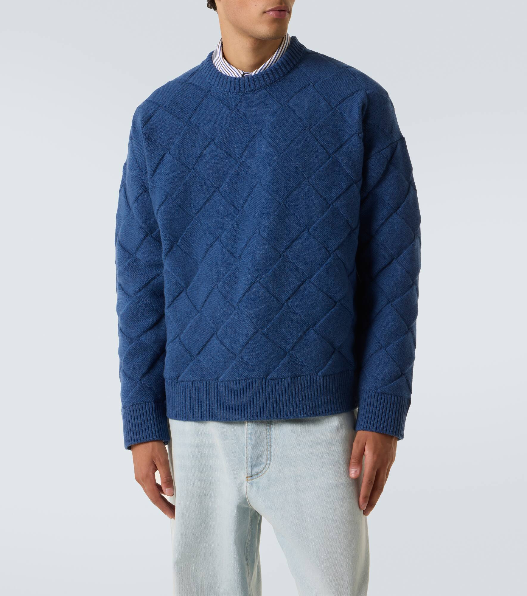 Intreccio wool-blend sweater - 3