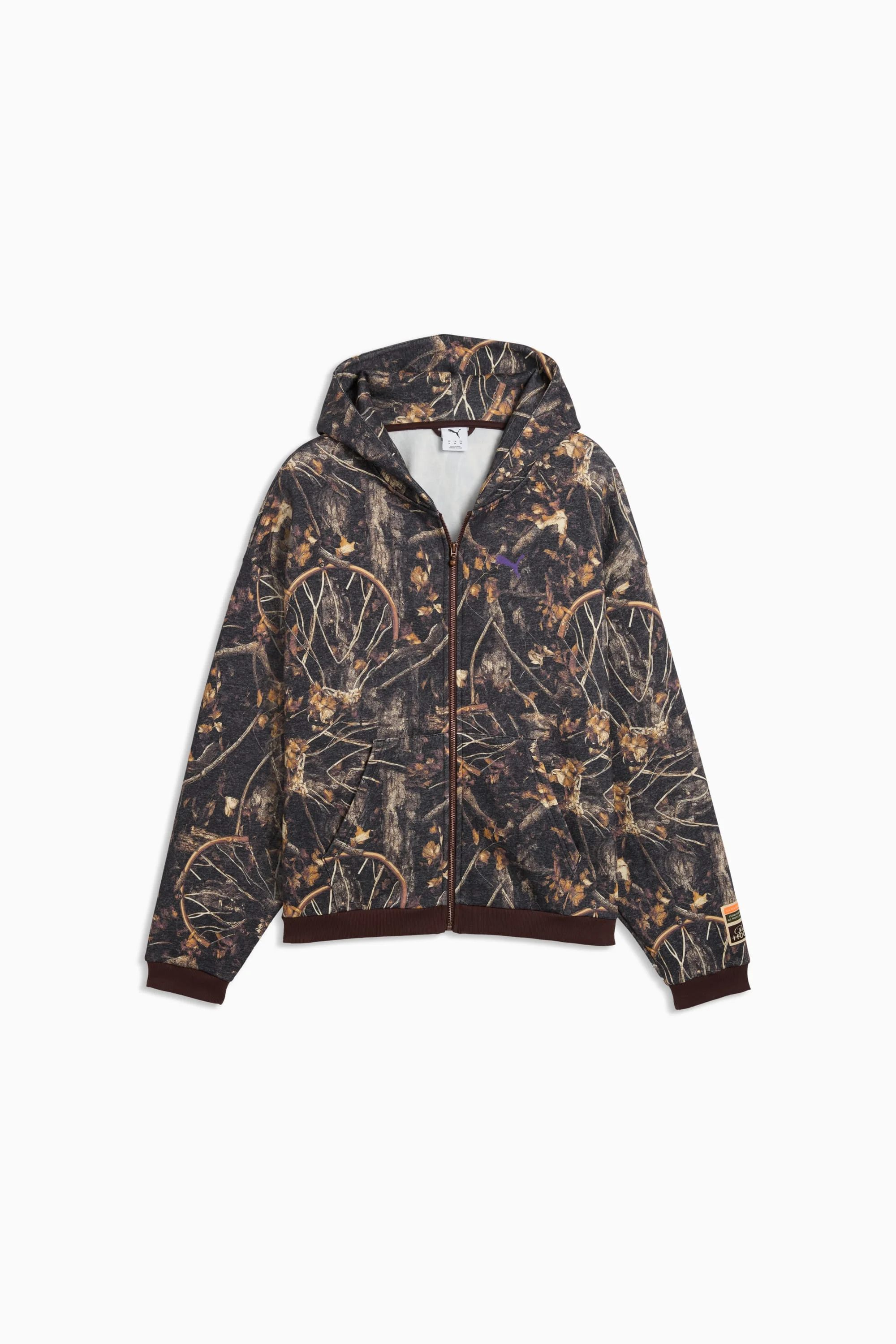 Dylan Wildcat Men's Zip-Up Basketball Hoodie - 1