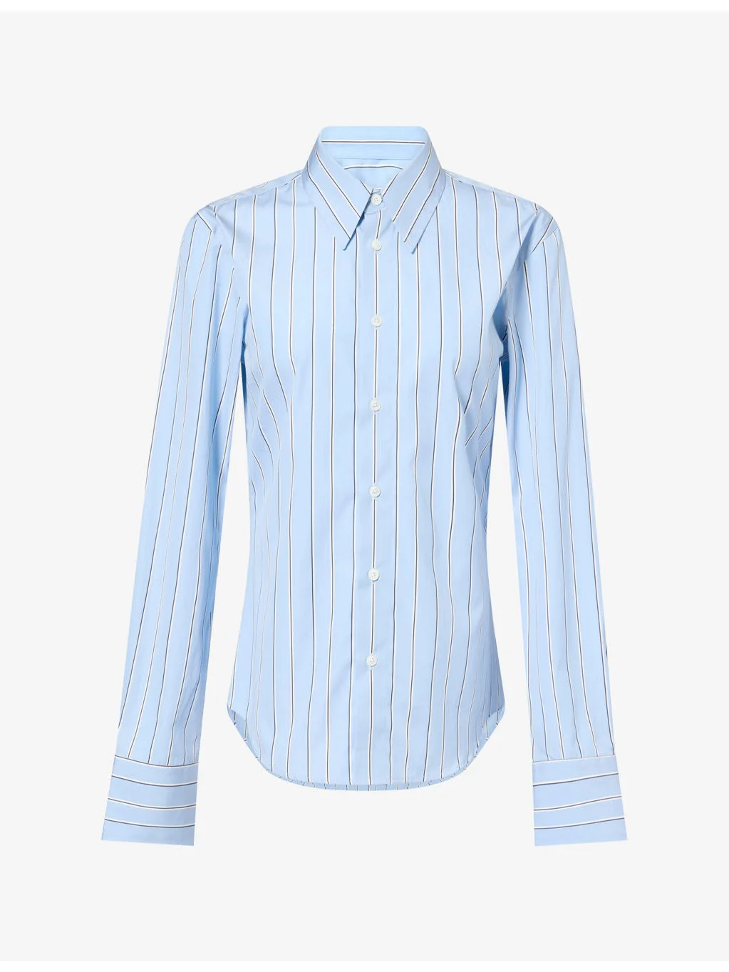Classic Pinstripe Cotton Shirt - 1